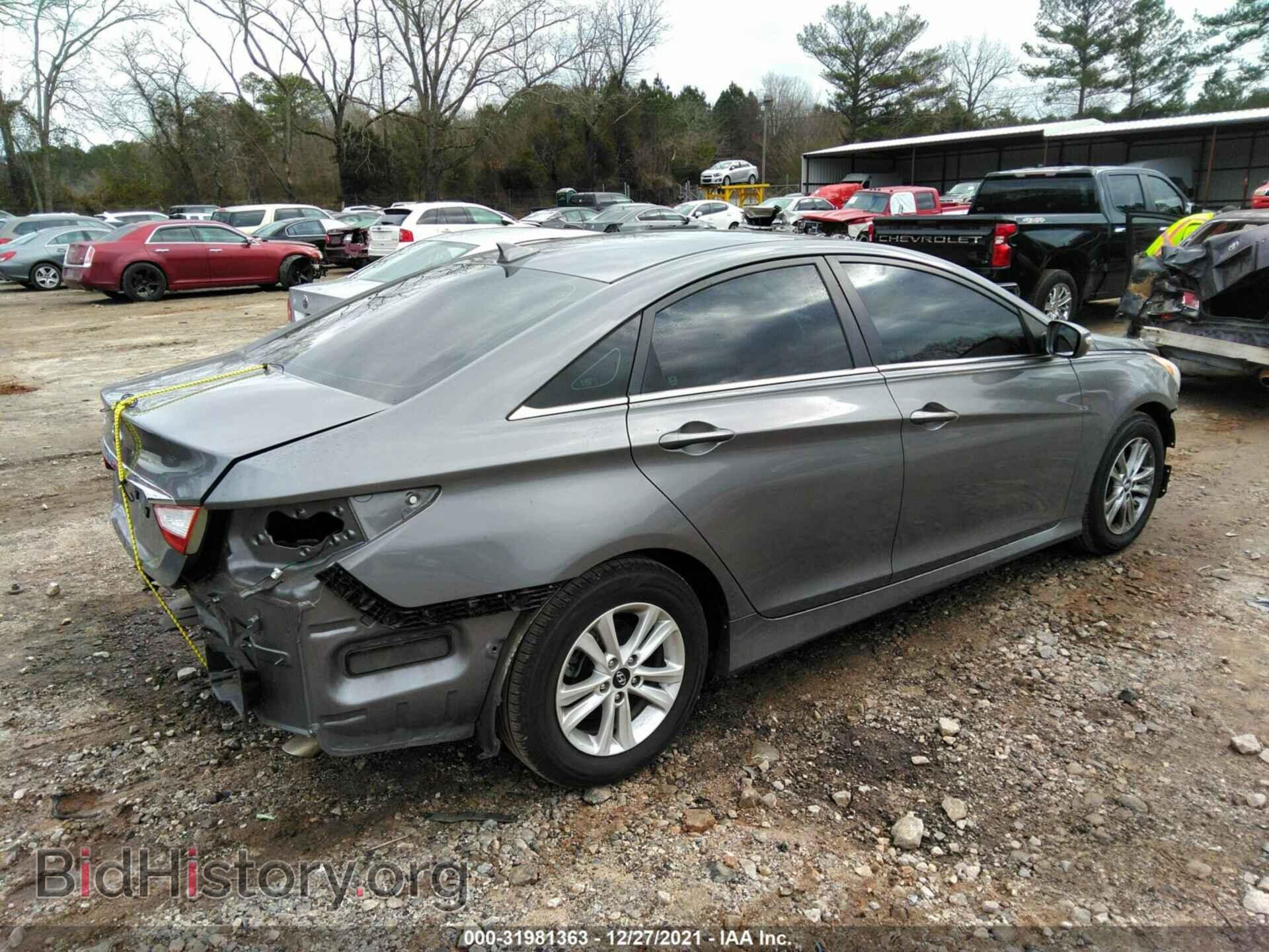 2014 HYUNDAI SONATA - VIN: 5NPEB4AC3EH937435 - Фото 4