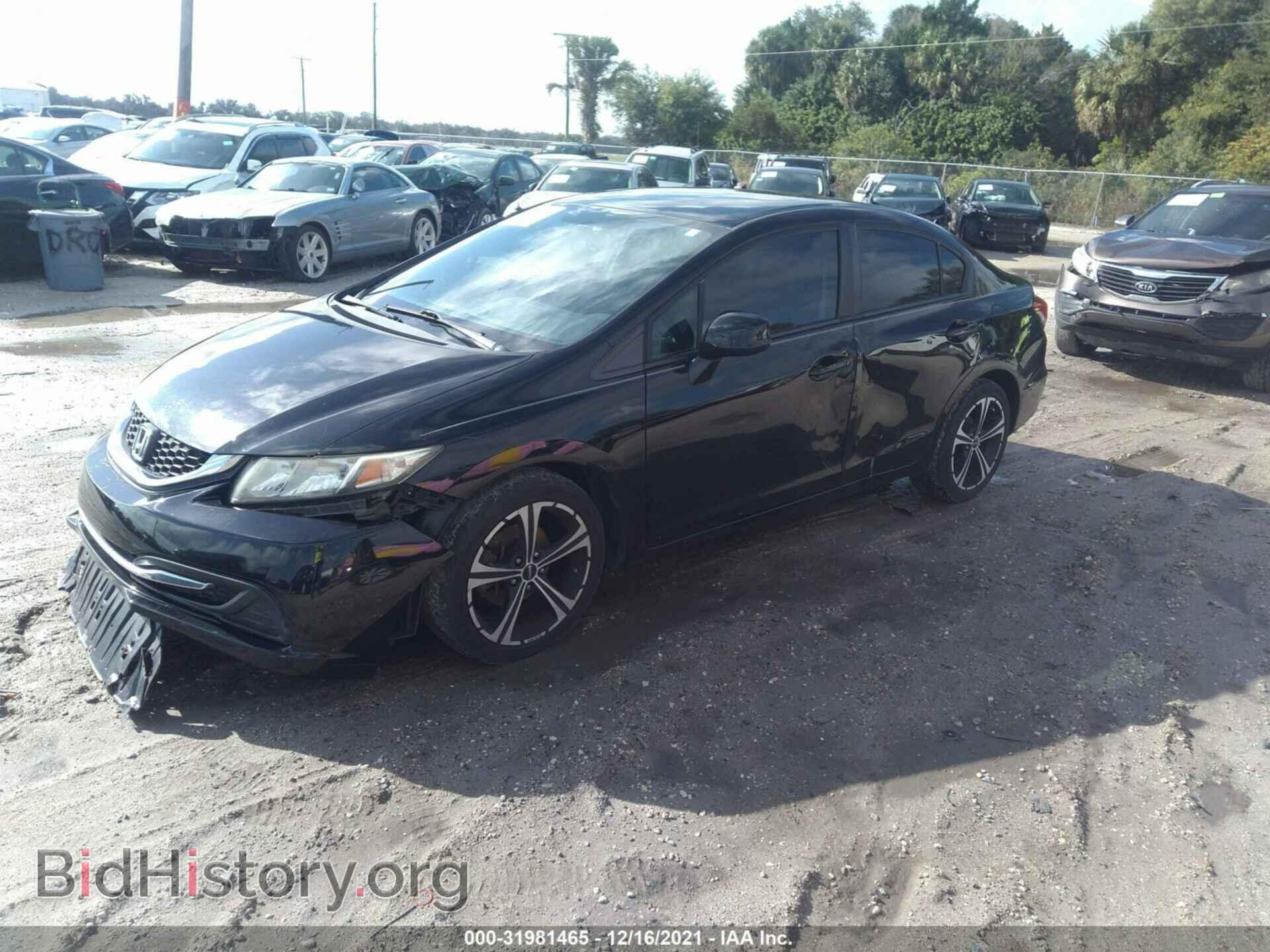 2013 HONDA CIVIC SDN - VIN: 19XFB2F58DE042593 - Фото 2
