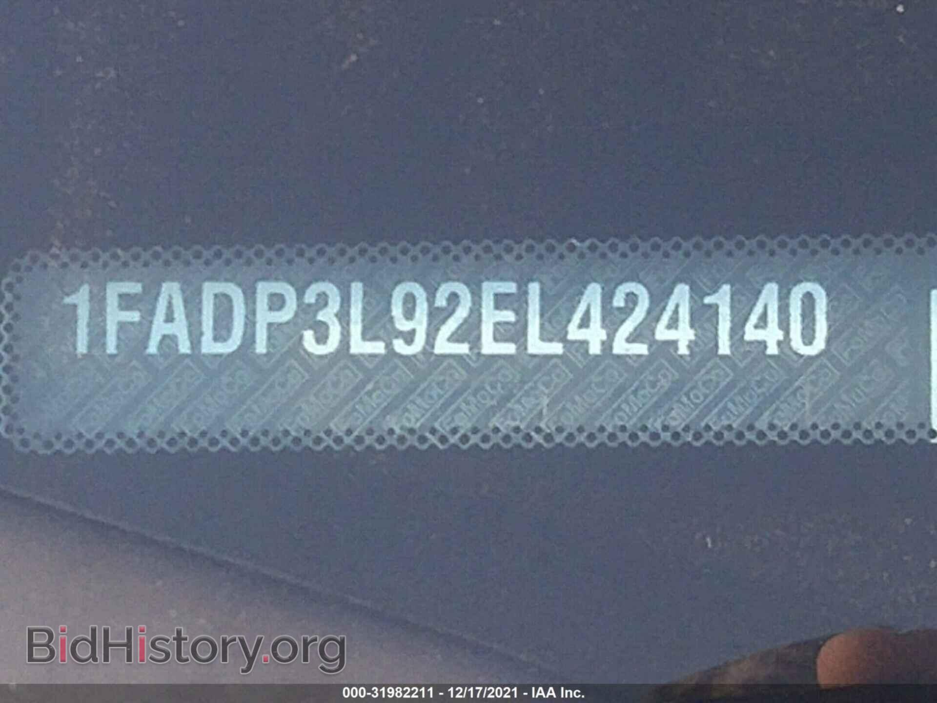2014 FORD FOCUS - VIN: 1FADP3L92EL424140 - Фото 9