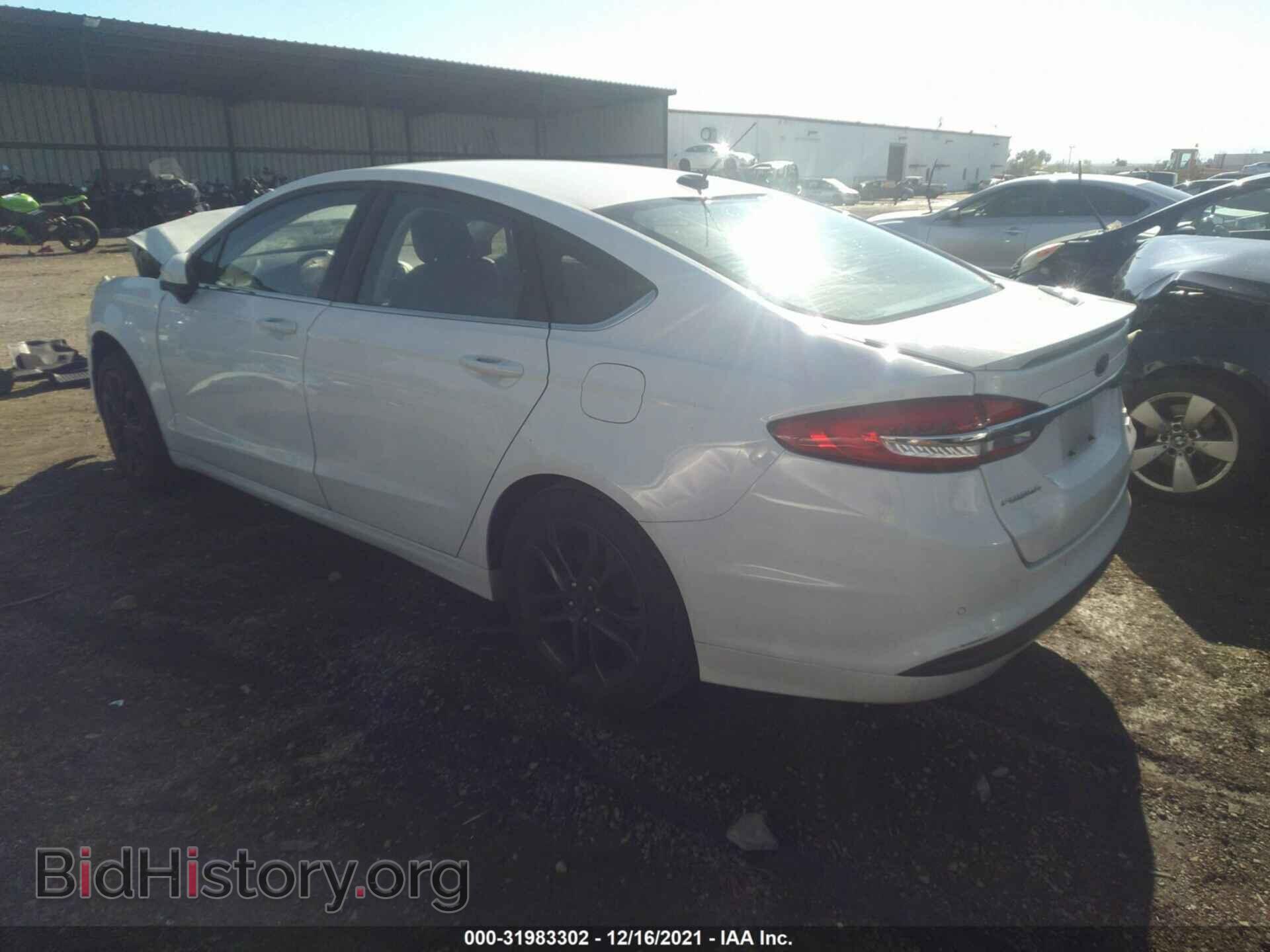 2018 FORD FUSION - VIN: 3FA6P0HD4JR268425 - Фото 3