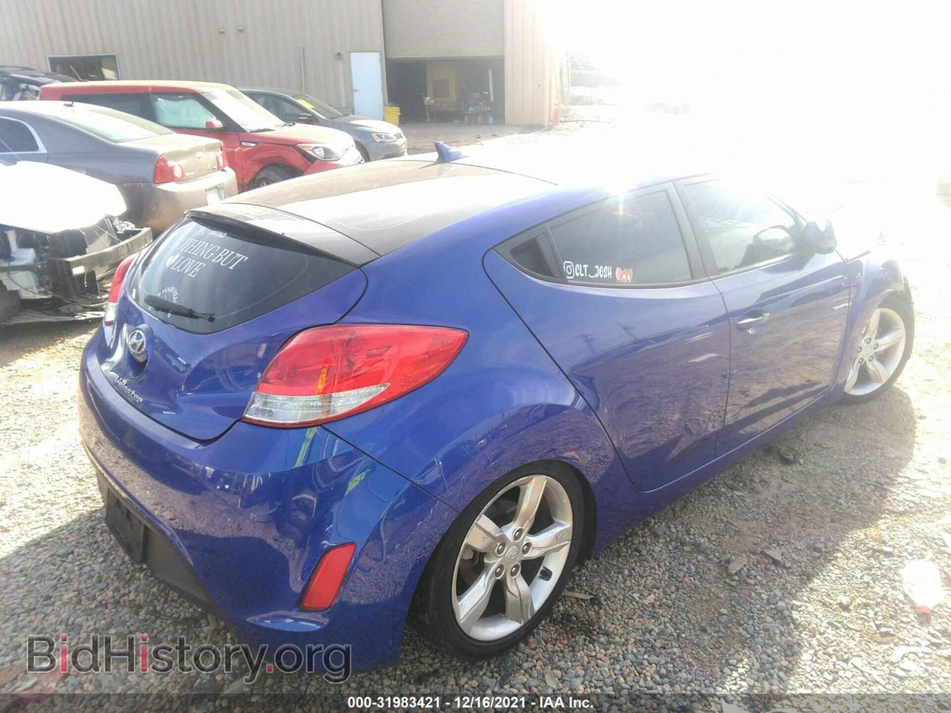 2014 HYUNDAI VELOSTER - VIN: KMHTC6AD2EU214900 - Фото 4