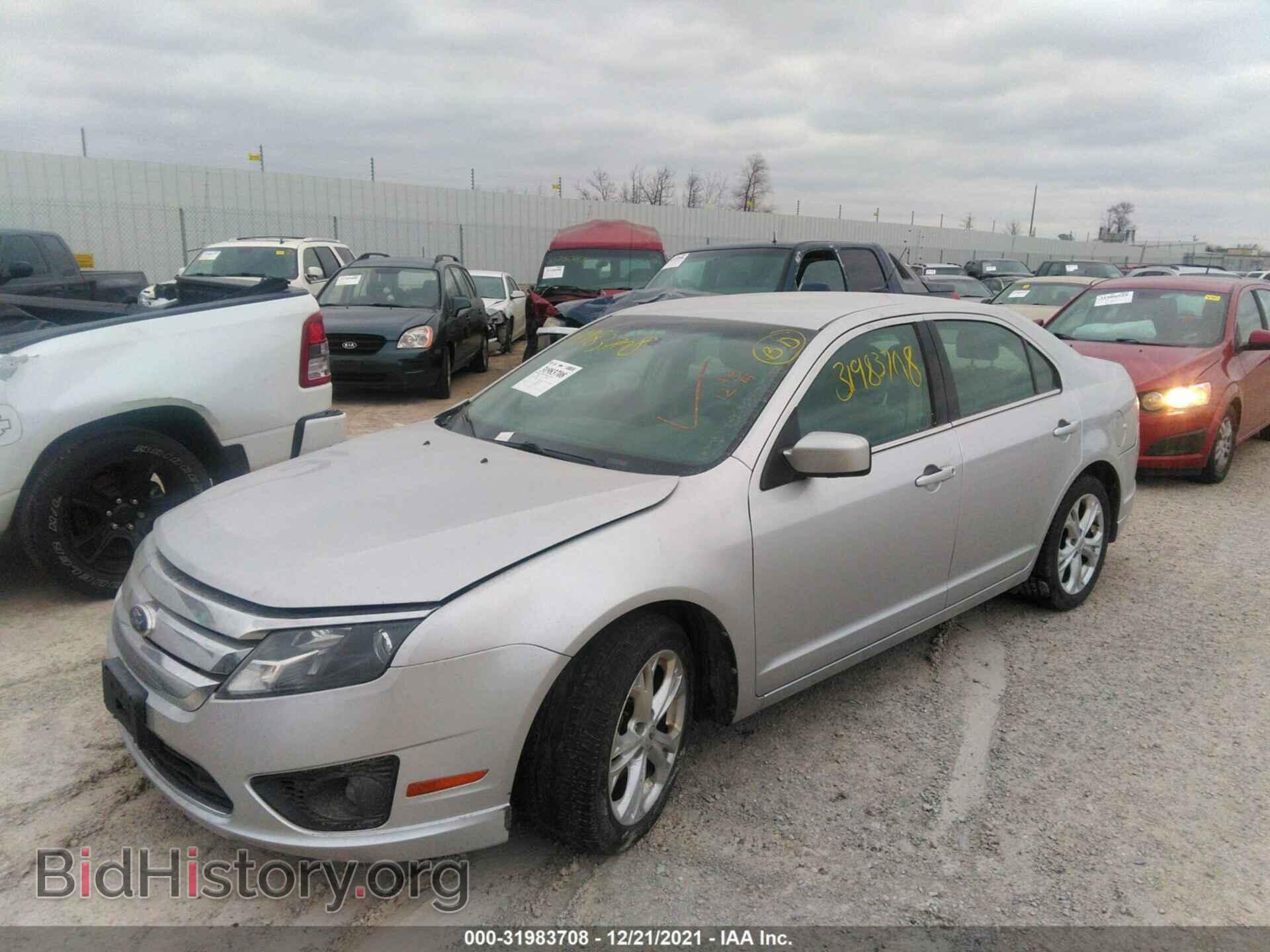 2012 FORD FUSION - VIN: 3FAHP0HA2CR345908 - Фото 2