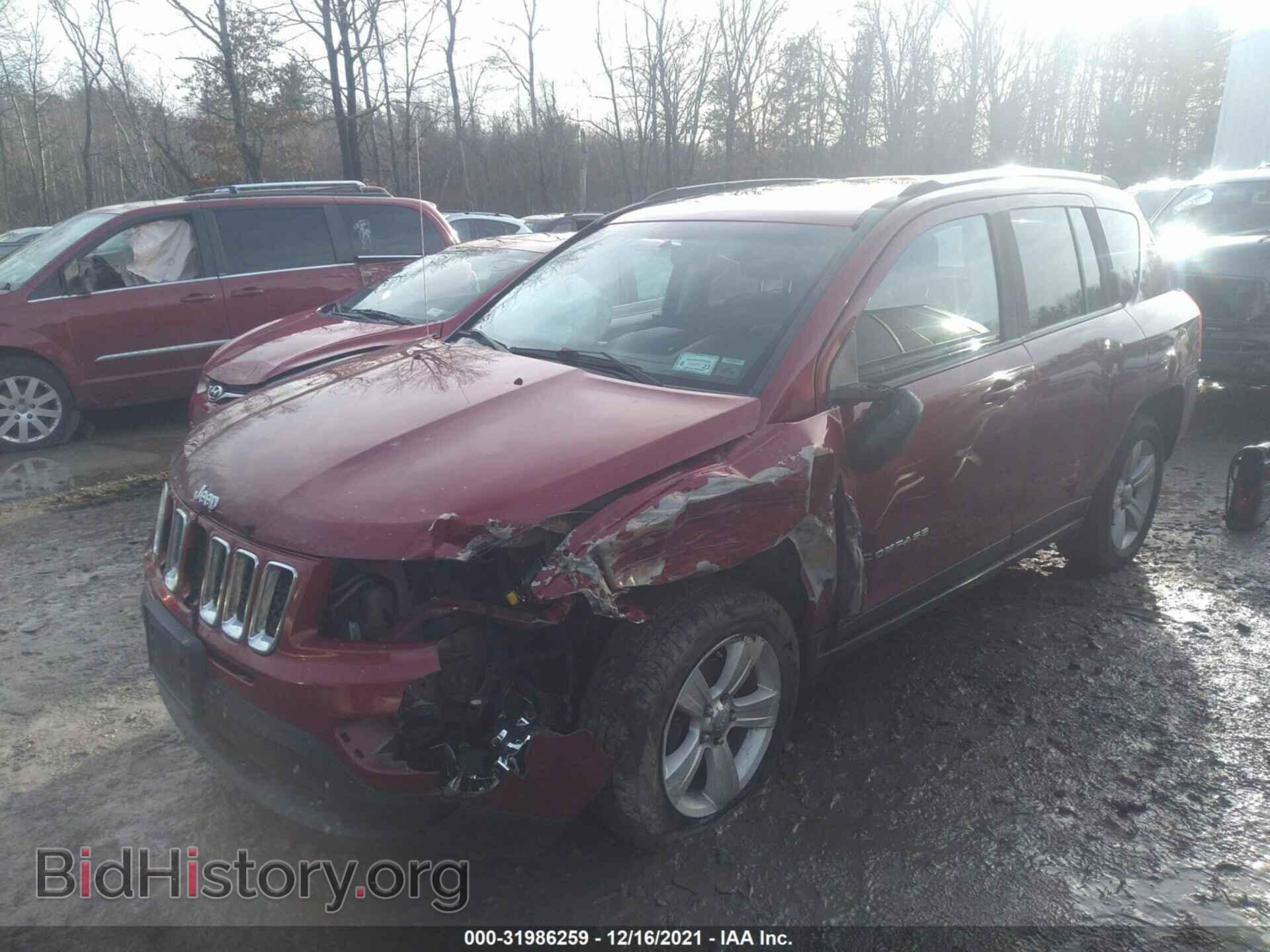 2013 JEEP COMPASS - VIN: 1C4NJDEB3DD165687 - Фото 2