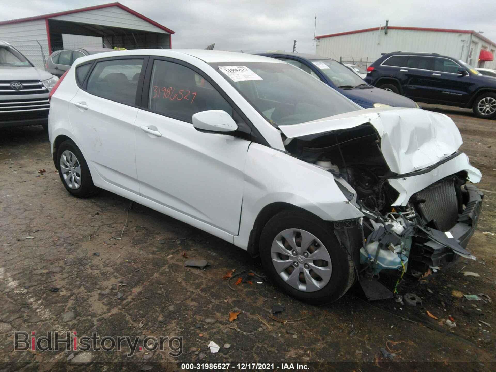 Photo KMHCT5AE2GU248793 - HYUNDAI ACCENT 2016