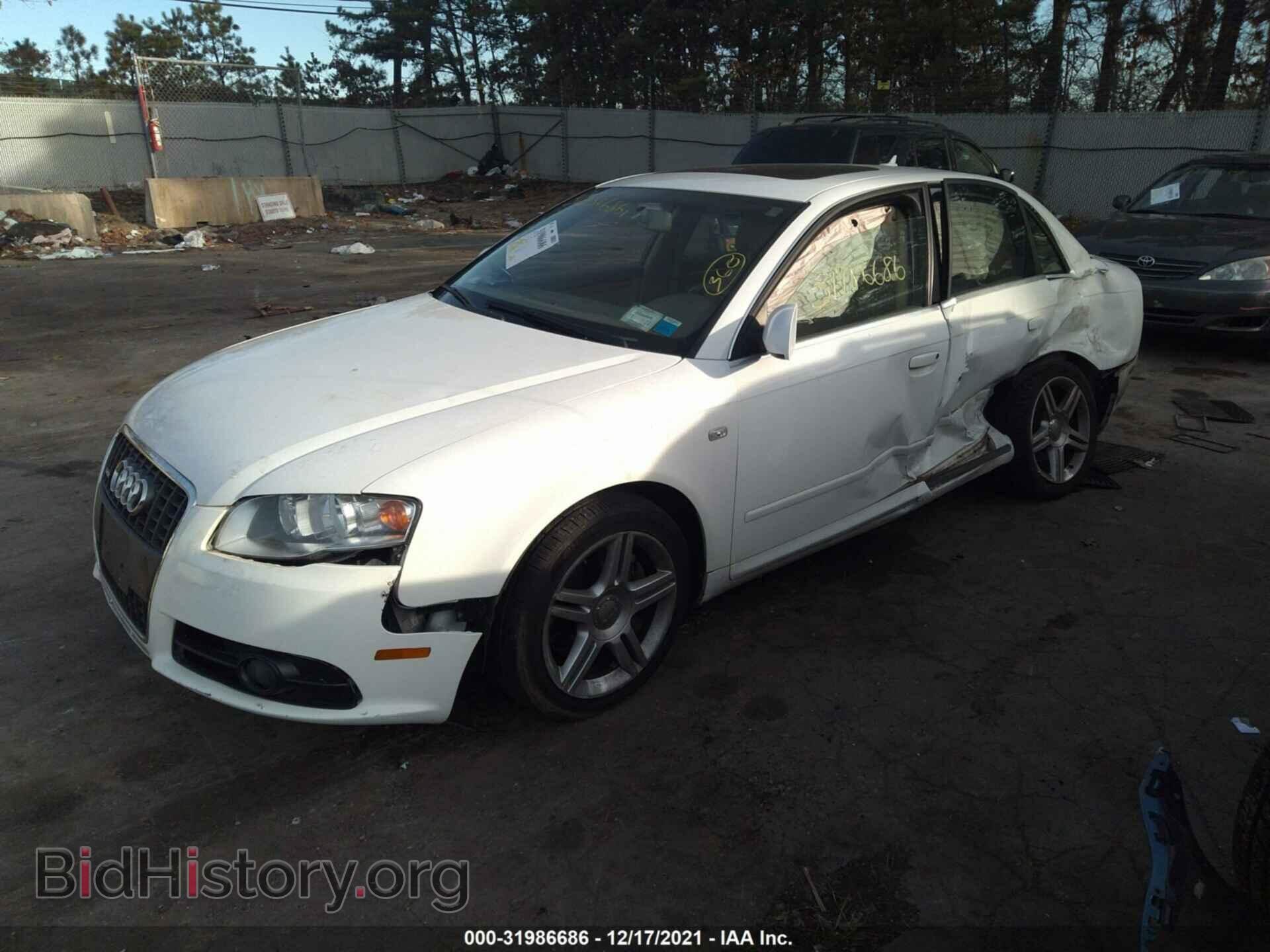2008 AUDI A4 - VIN: WAUDF78E28A102072 - Фото 2