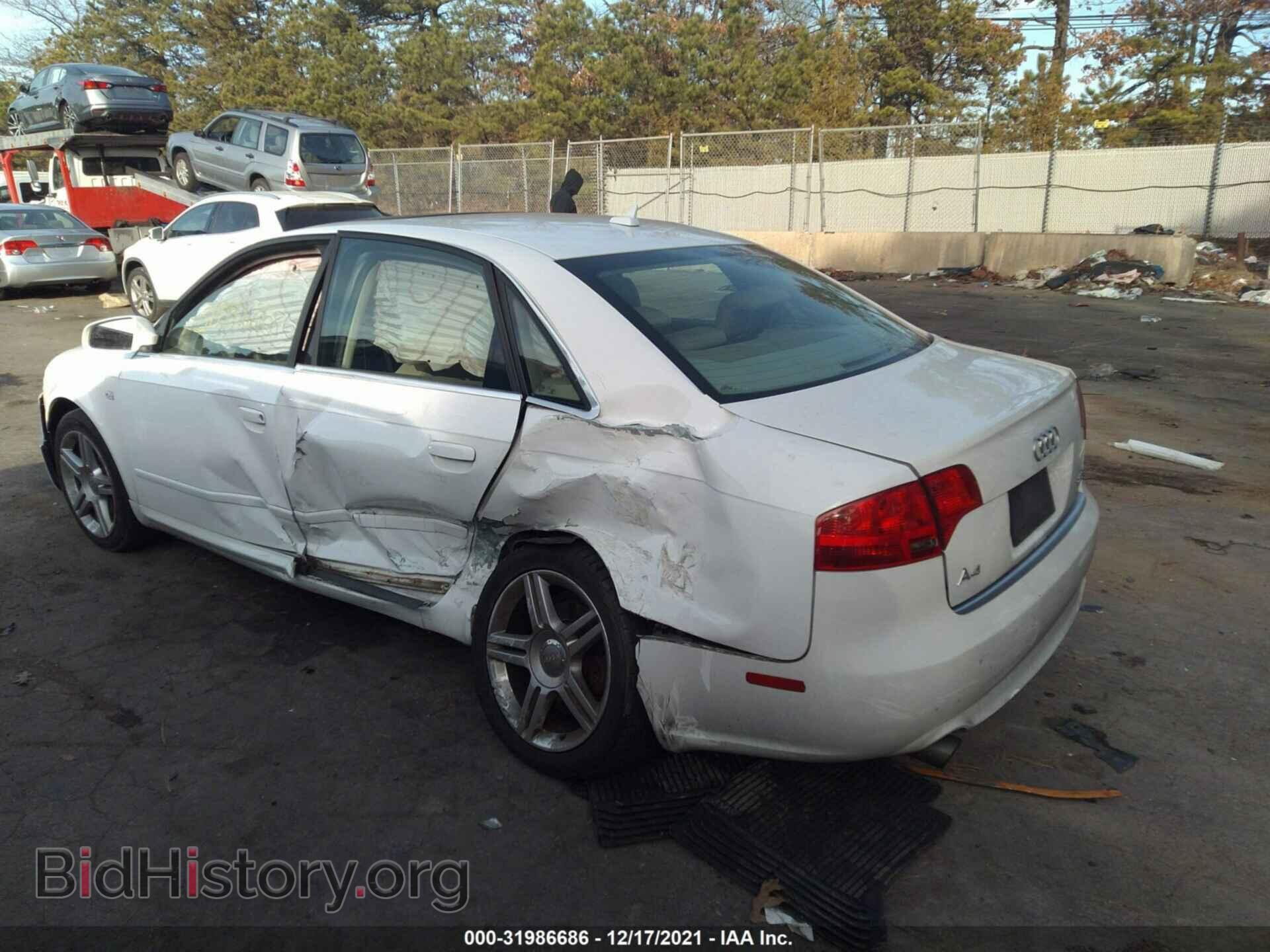 2008 AUDI A4 - VIN: WAUDF78E28A102072 - Фото 3
