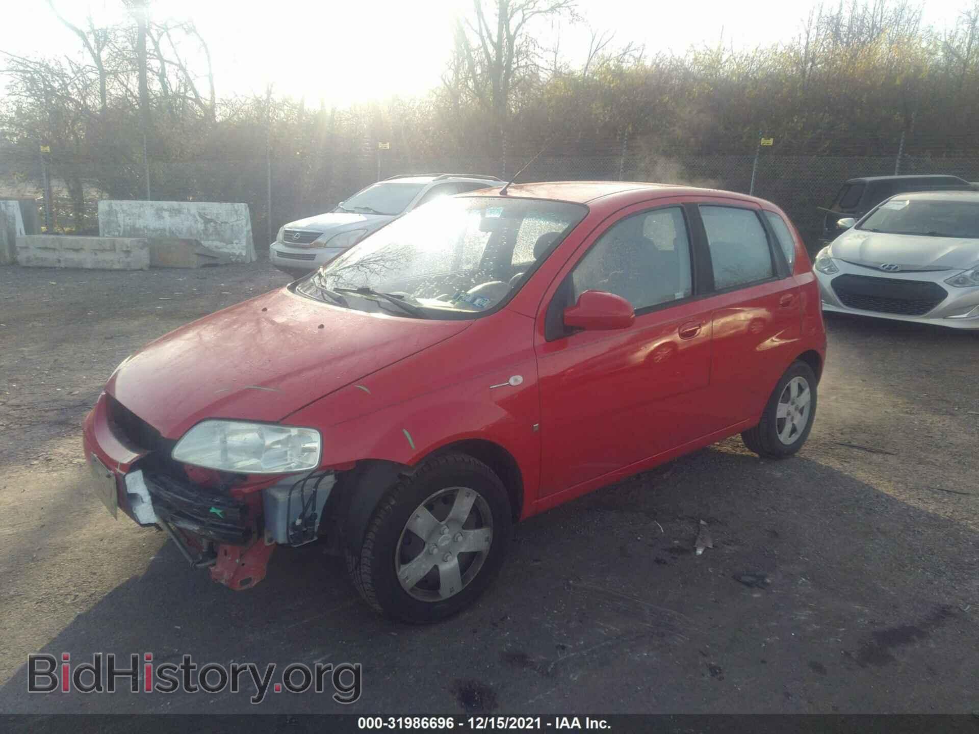2008 CHEVROLET AVEO - VIN: KL1TD66698B194731 - Фото 2