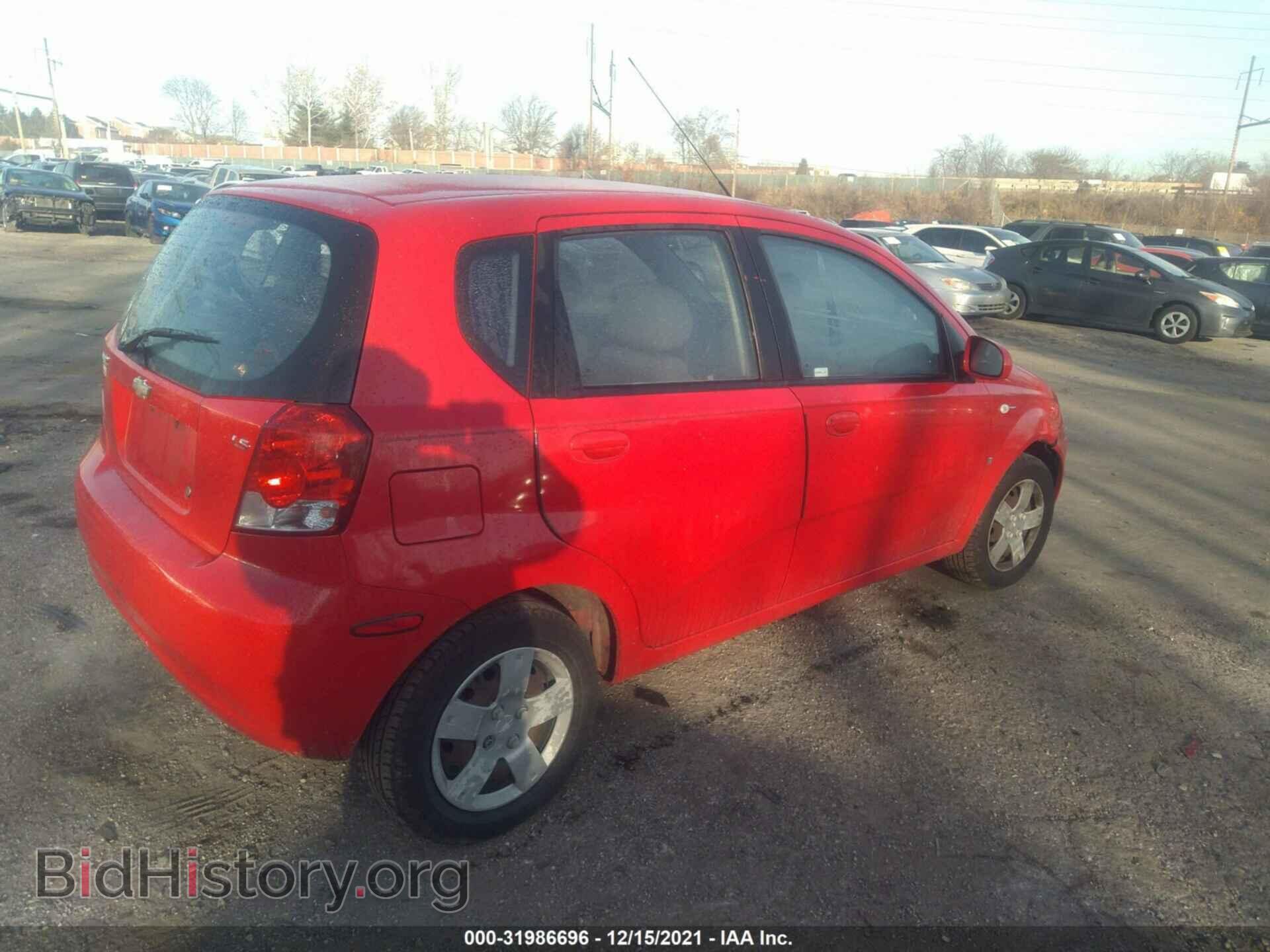 2008 CHEVROLET AVEO - VIN: KL1TD66698B194731 - Фото 4