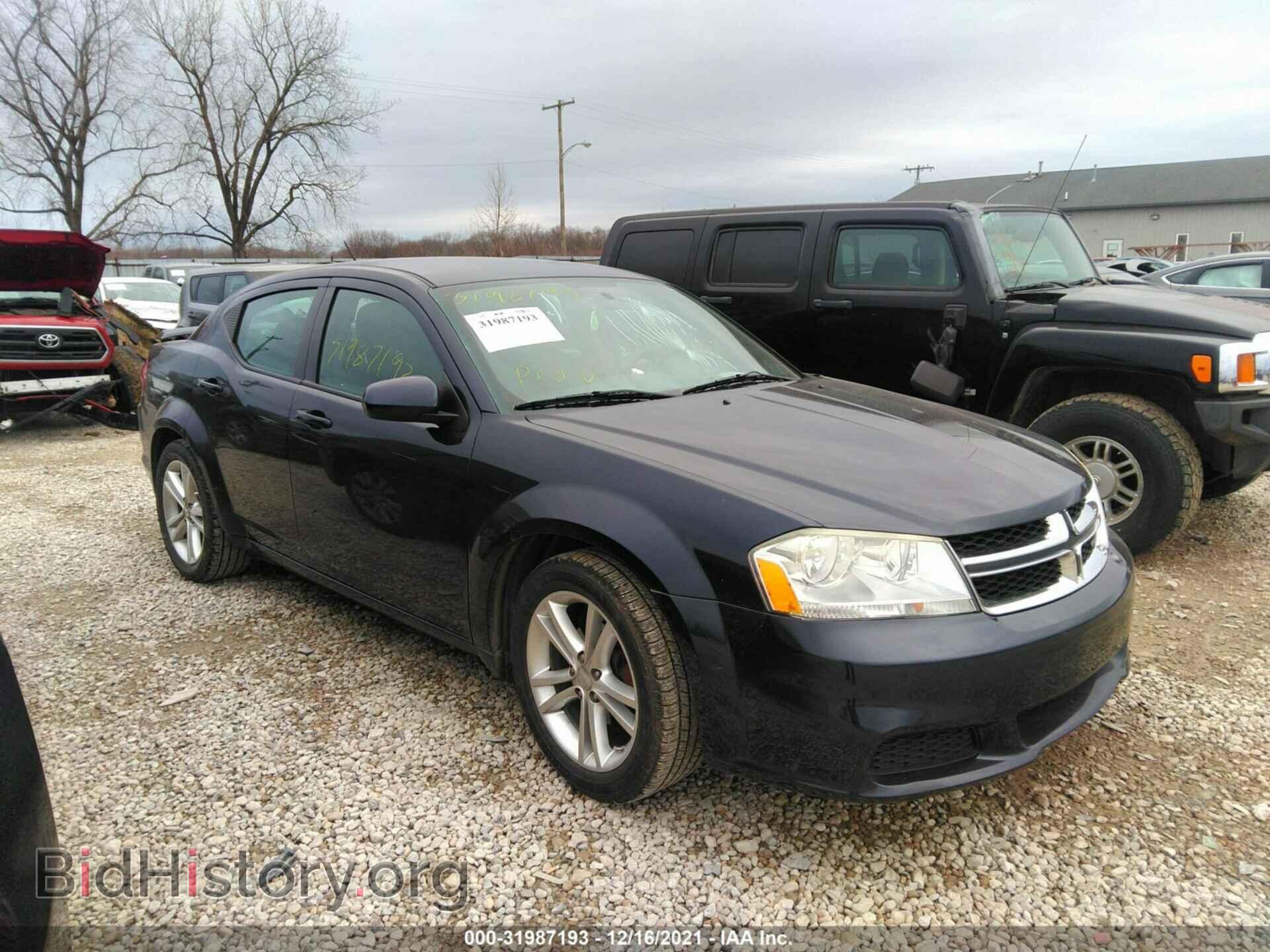 Photo 1C3CDZCB7CN314355 - DODGE AVENGER 2012