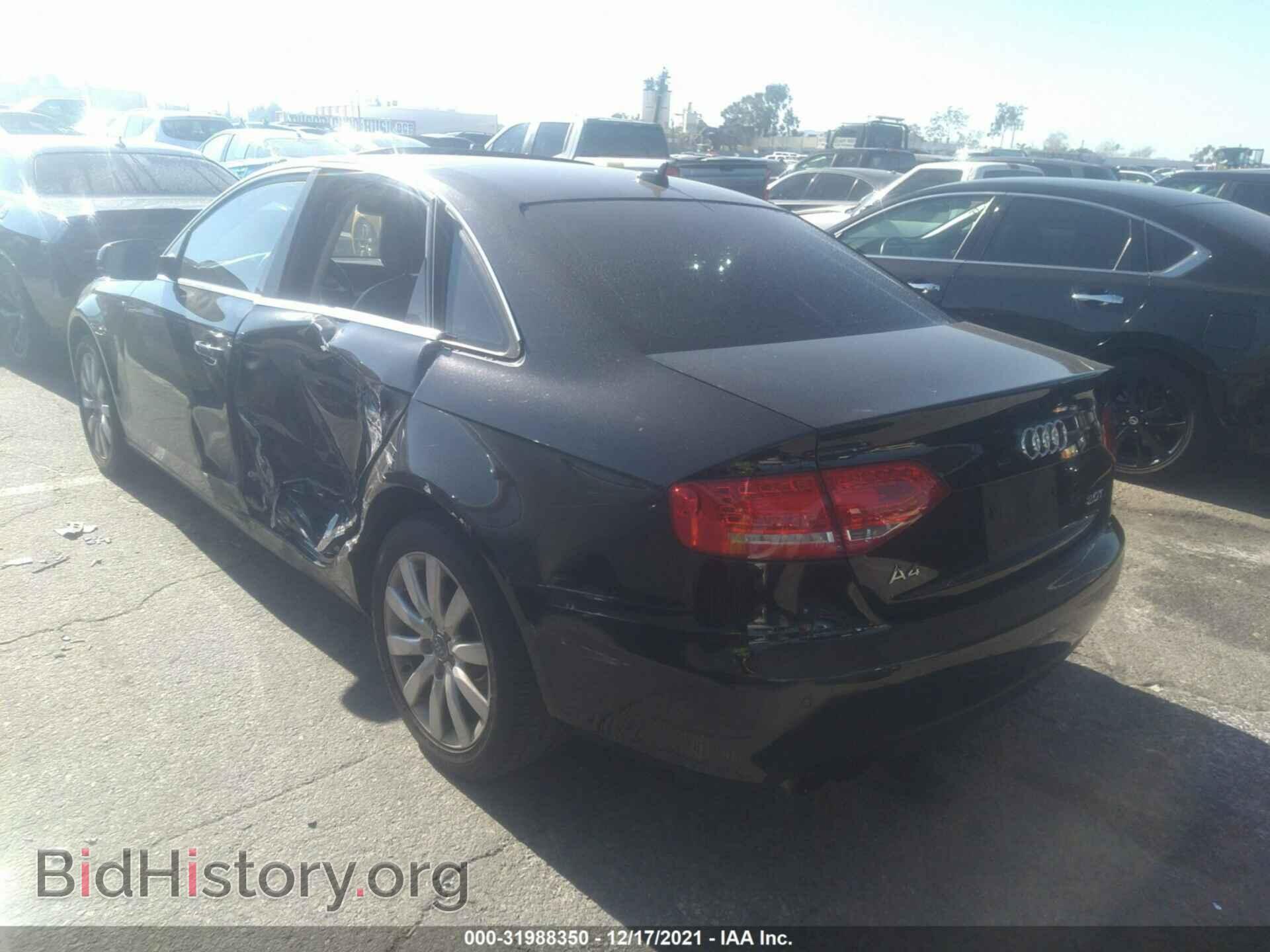 2011 AUDI A4 - VIN: WAUEFAFL9BN045632 - Фото 3