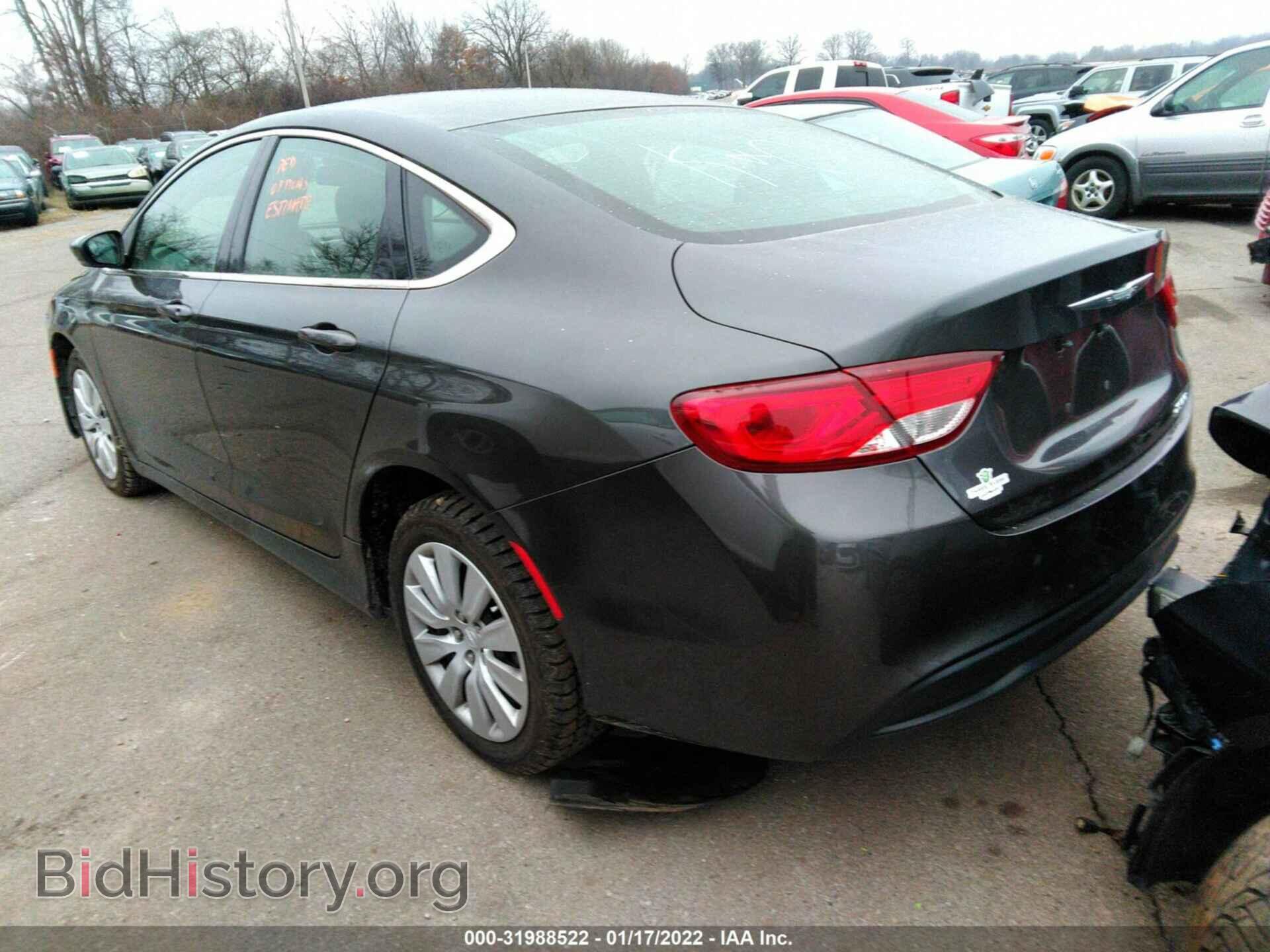 2015 CHRYSLER 200 - VIN: 1C3CCCFB2FN683317 - Фото 3