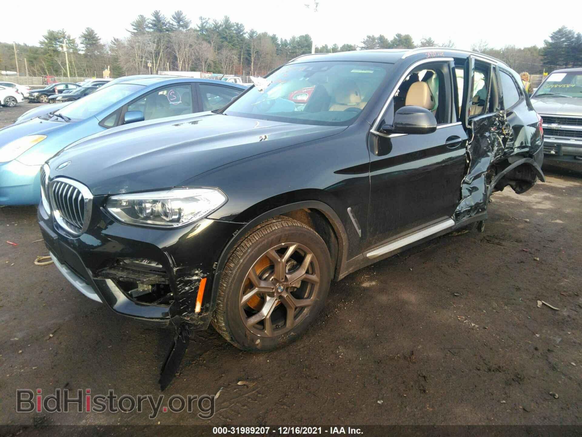 2021 BMW X3 - VIN: 5UXTY5C09M9F26208 - Фото 2