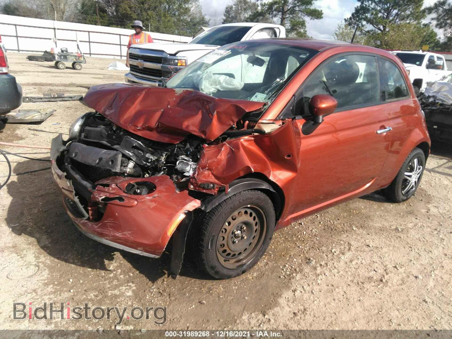 2014 FIAT 500 - VIN: 3C3CFFAR4ET169920 - Фото 2