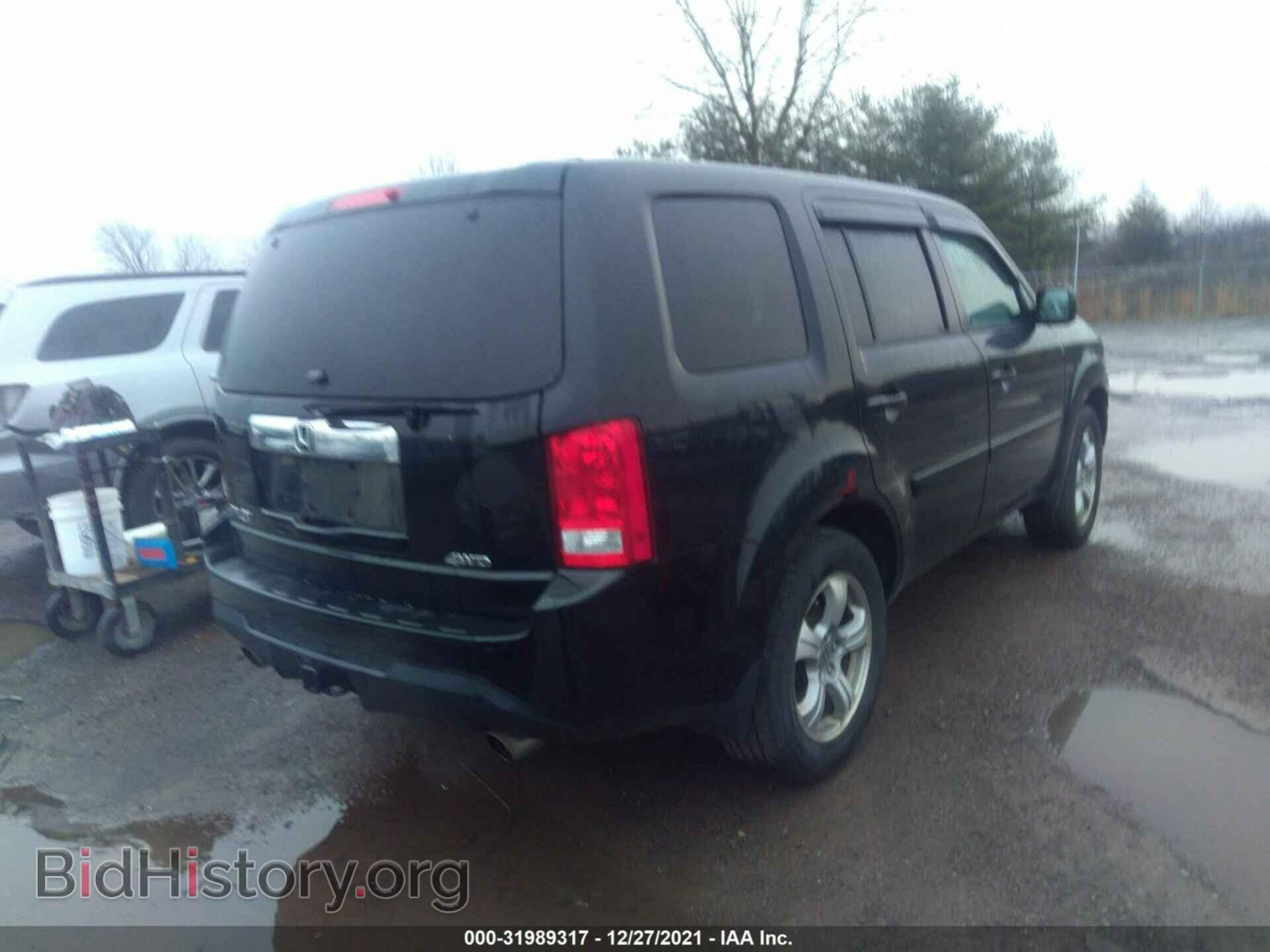2012 HONDA PILOT - VIN: 5FNYF4H79CB053201 - Photo 4