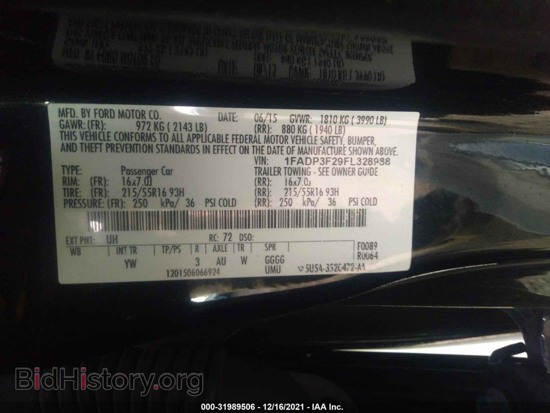 2015 FORD FOCUS - VIN: 1FADP3F29FL328988 - Photo 9