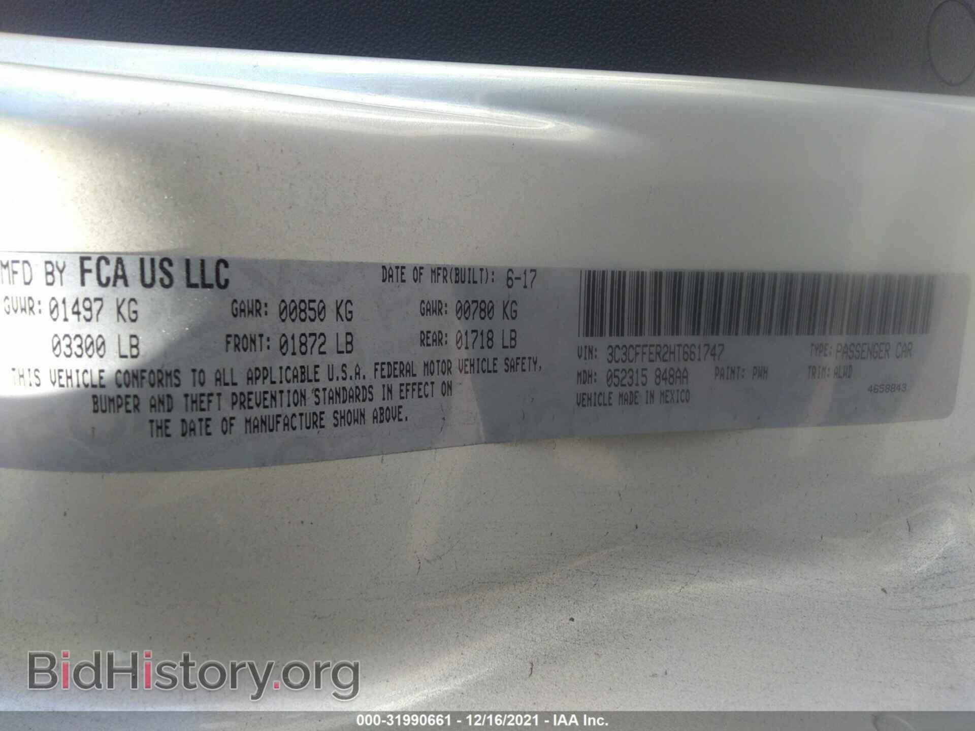 2017 FIAT 500C - VIN: 3C3CFFER2HT661747 - Photo 9