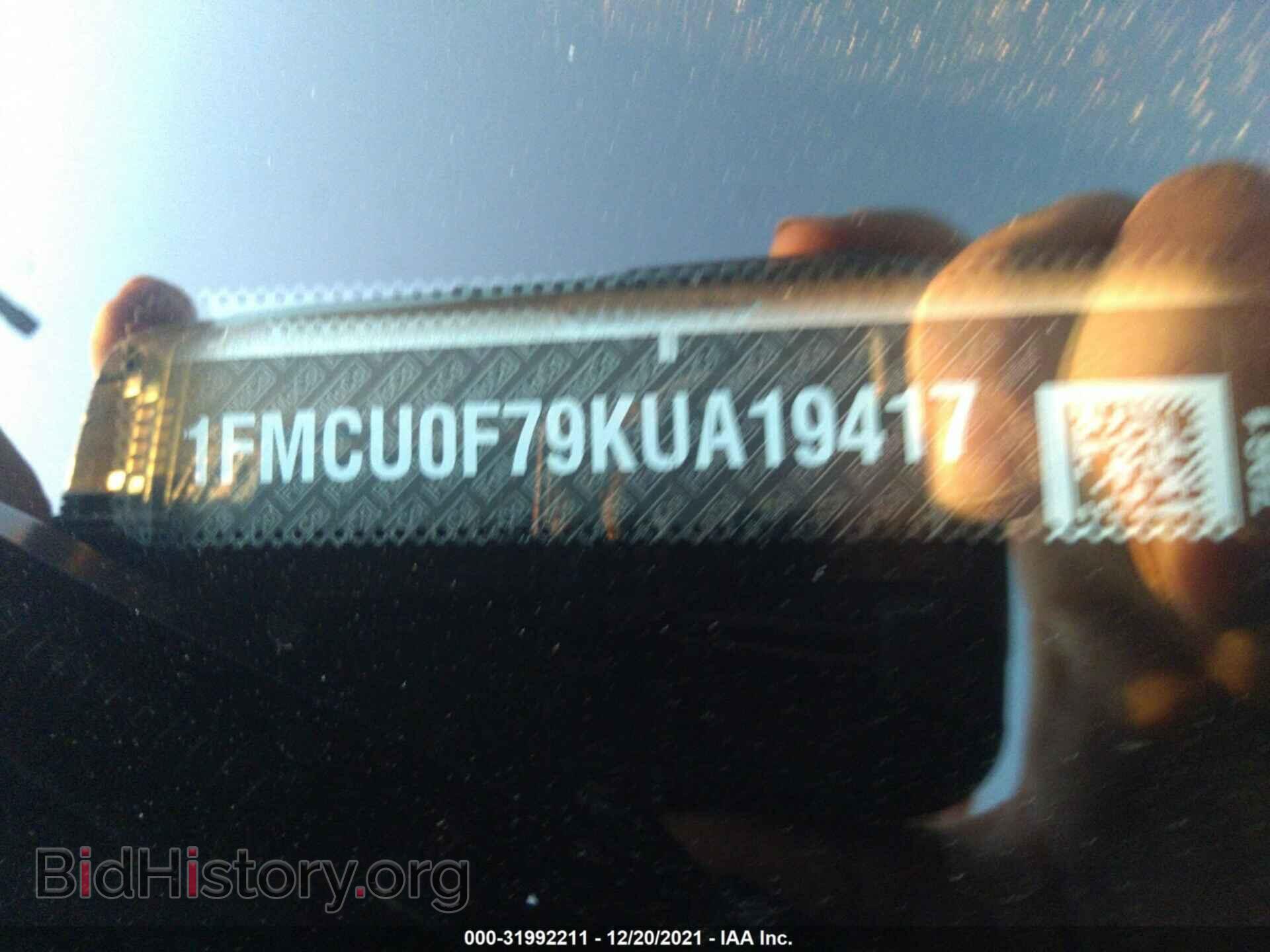 2019 FORD ESCAPE - VIN: 1FMCU0F79KUA19417 - Фото 9