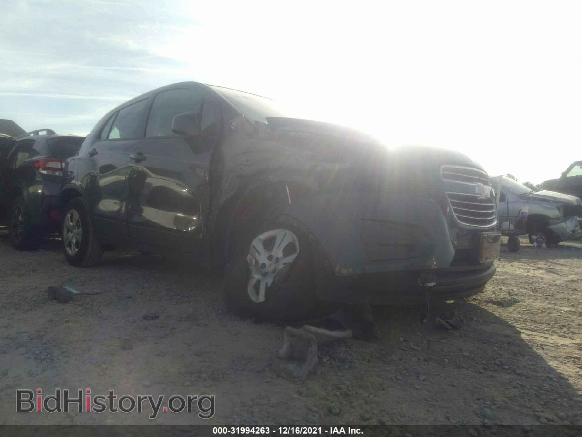 Фотография 3GNCJKSB8GL266164 - CHEVROLET TRAX 2016