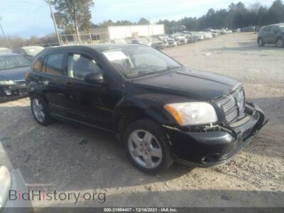 2008 Dodge CALIBER SXT, черный — VIN 1B3HB48B98D557389, IAAI