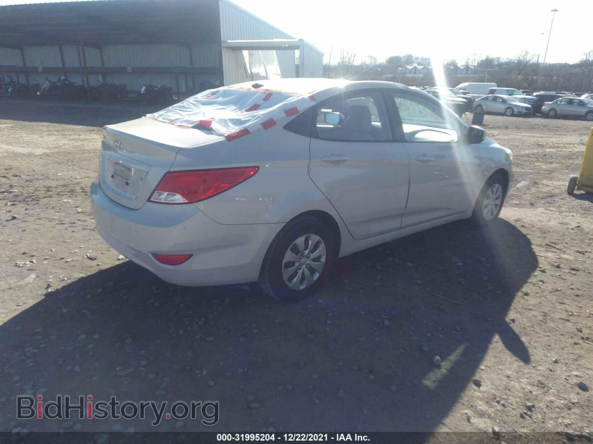 2016 HYUNDAI ACCENT - VIN: KMHCT4AE8GU967055 - Фото 4
