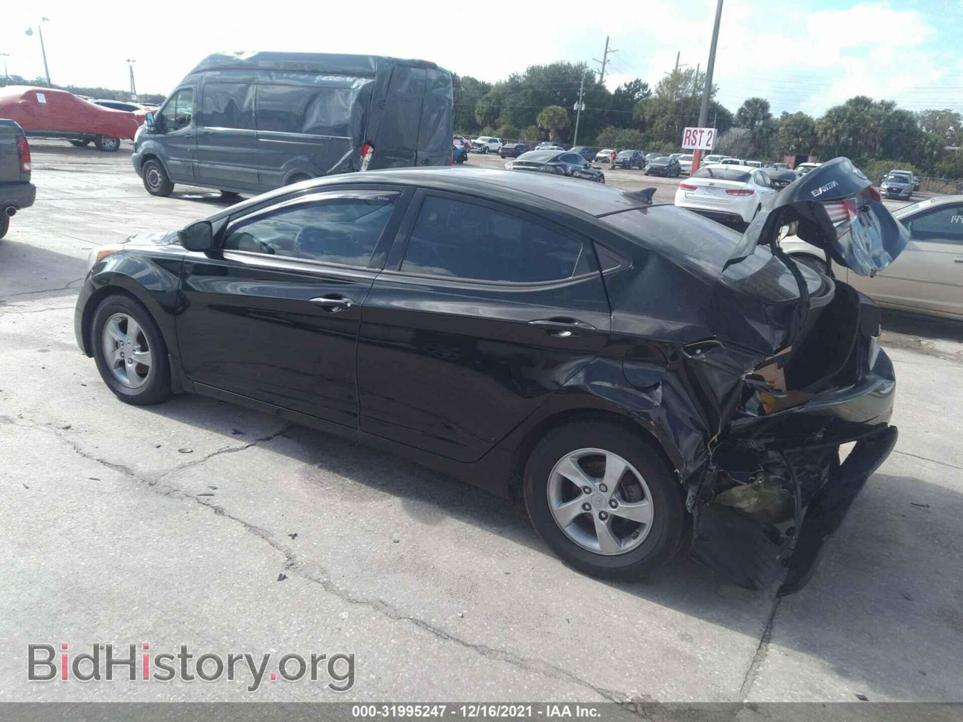 2014 HYUNDAI ELANTRA - VIN: KMHDH4AE0EU208791 - Фото 3