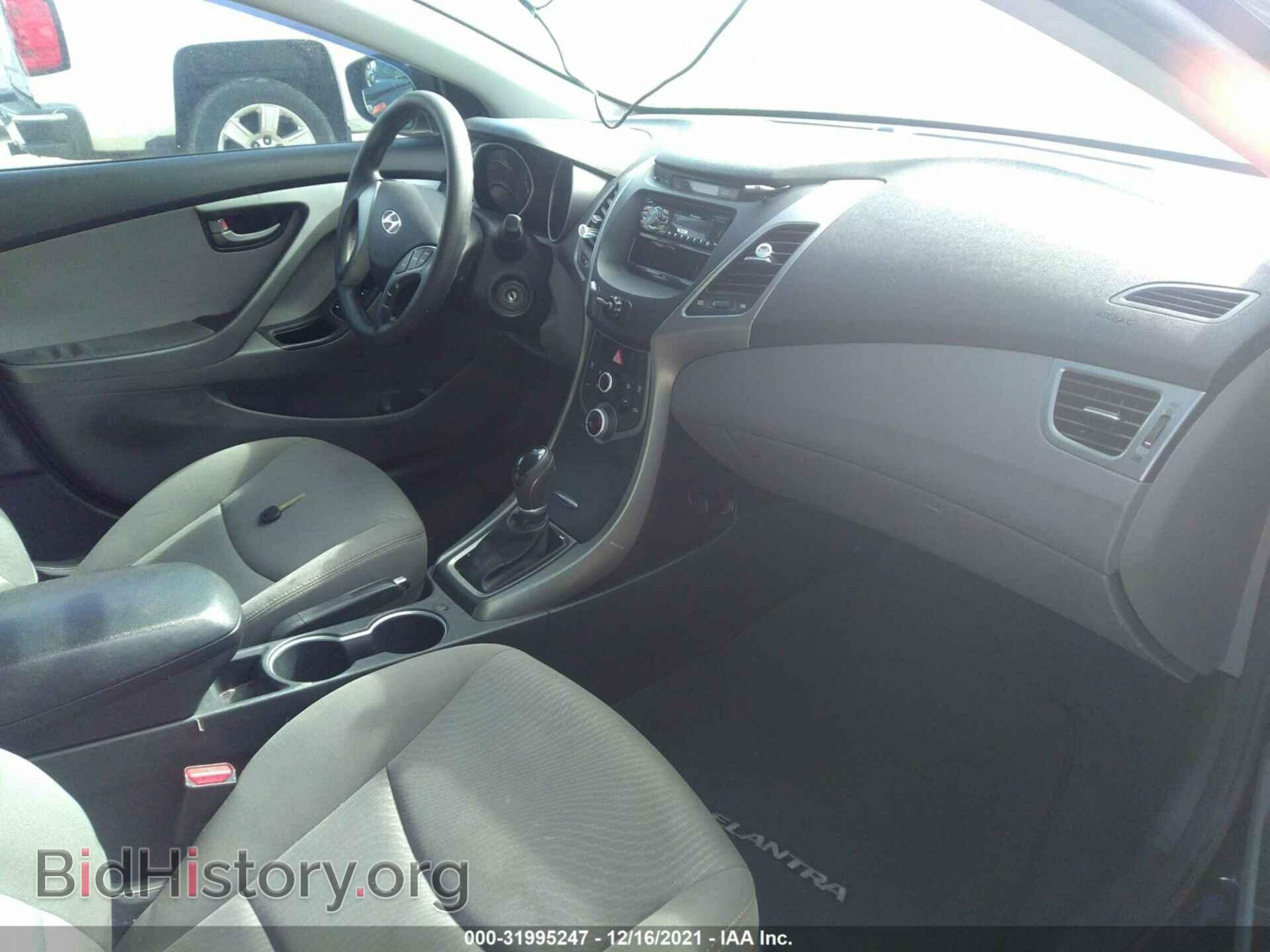 2014 HYUNDAI ELANTRA - VIN: KMHDH4AE0EU208791 - Фото 5