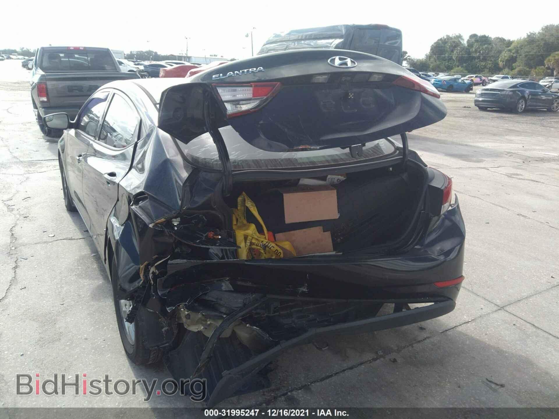 2014 HYUNDAI ELANTRA - VIN: KMHDH4AE0EU208791 - Фото 6