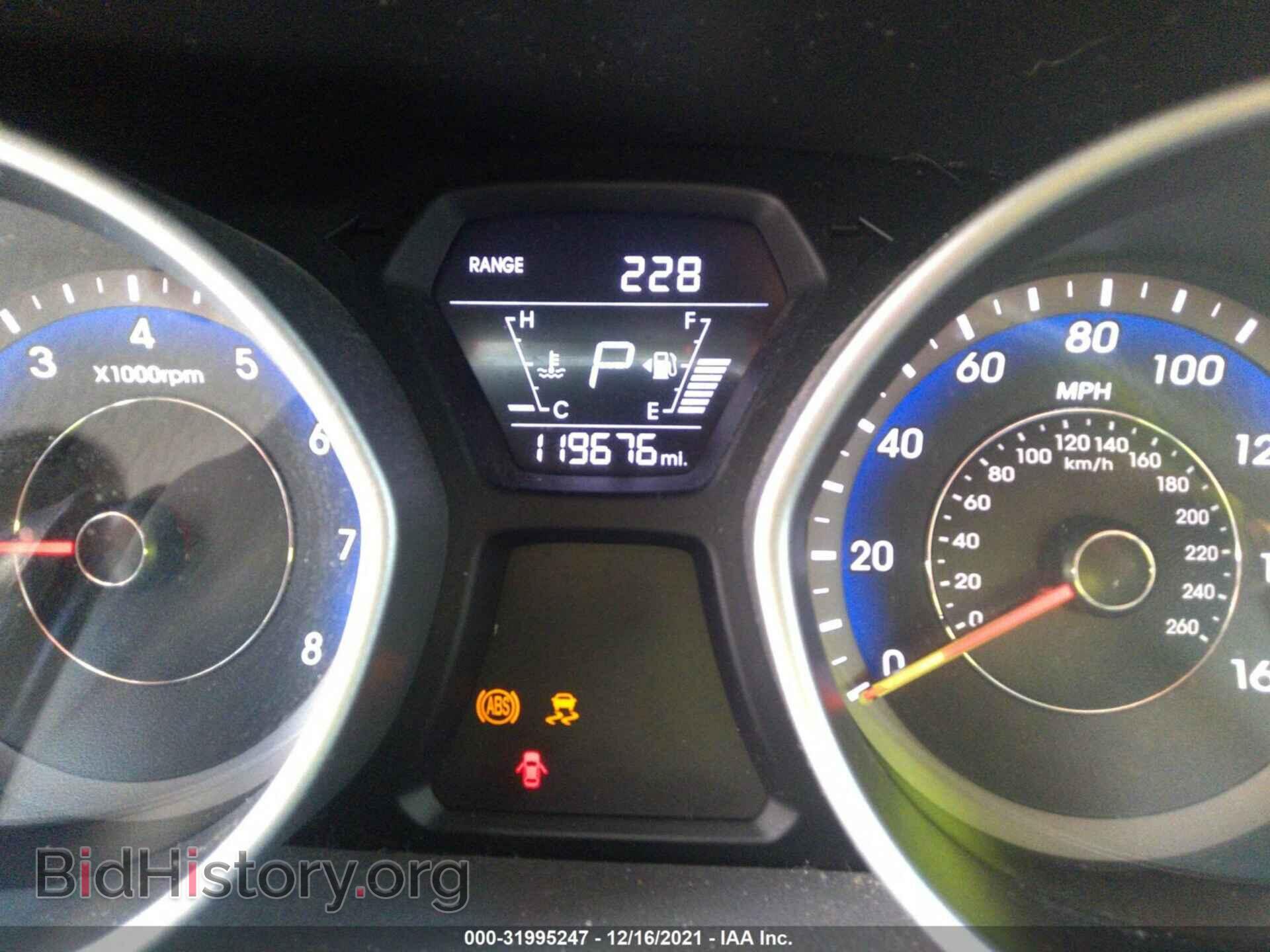 2014 HYUNDAI ELANTRA - VIN: KMHDH4AE0EU208791 - Фото 7