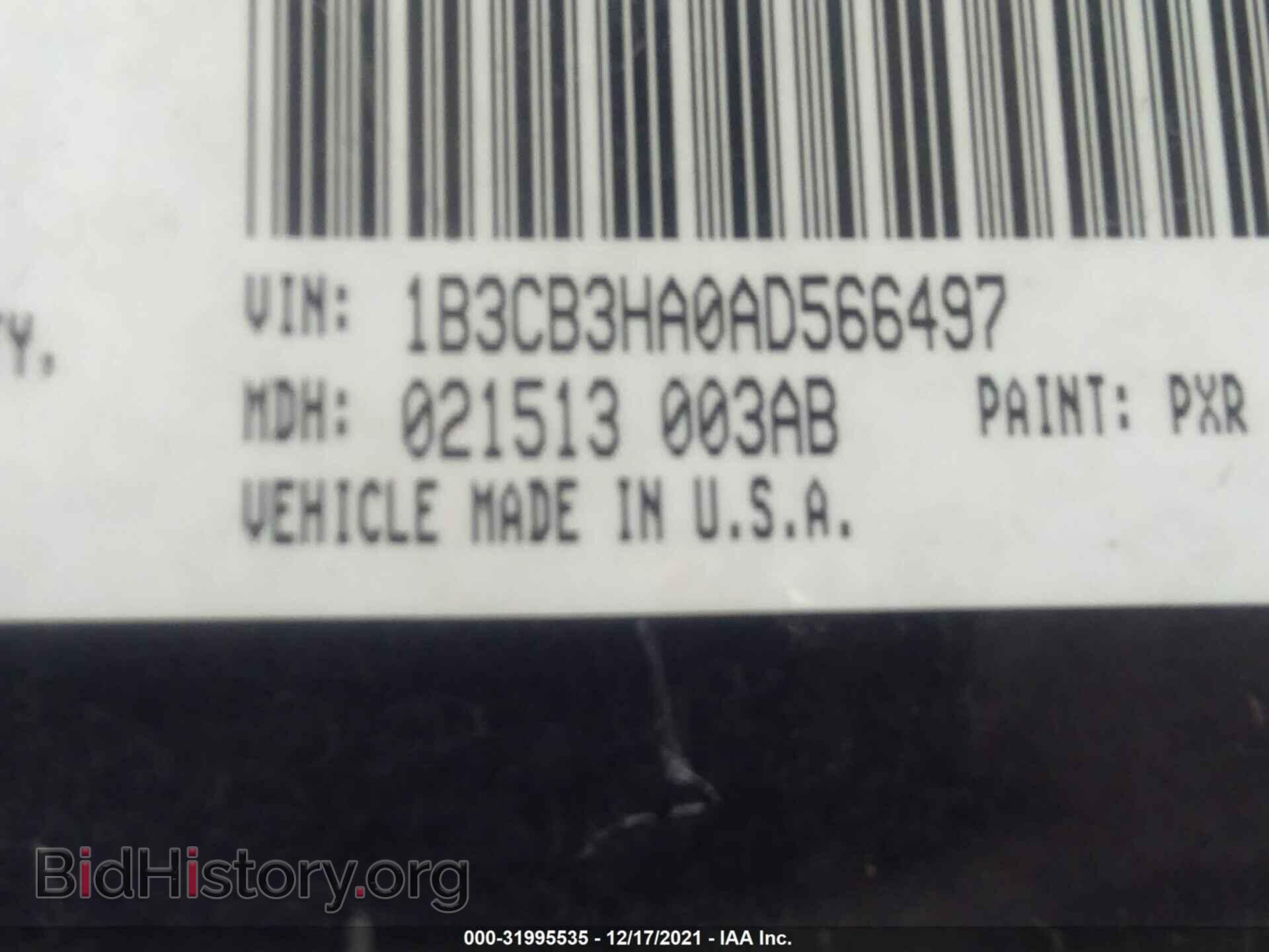 2010 DODGE CALIBER - VIN: 1B3CB3HA0AD566497 - Фото 9