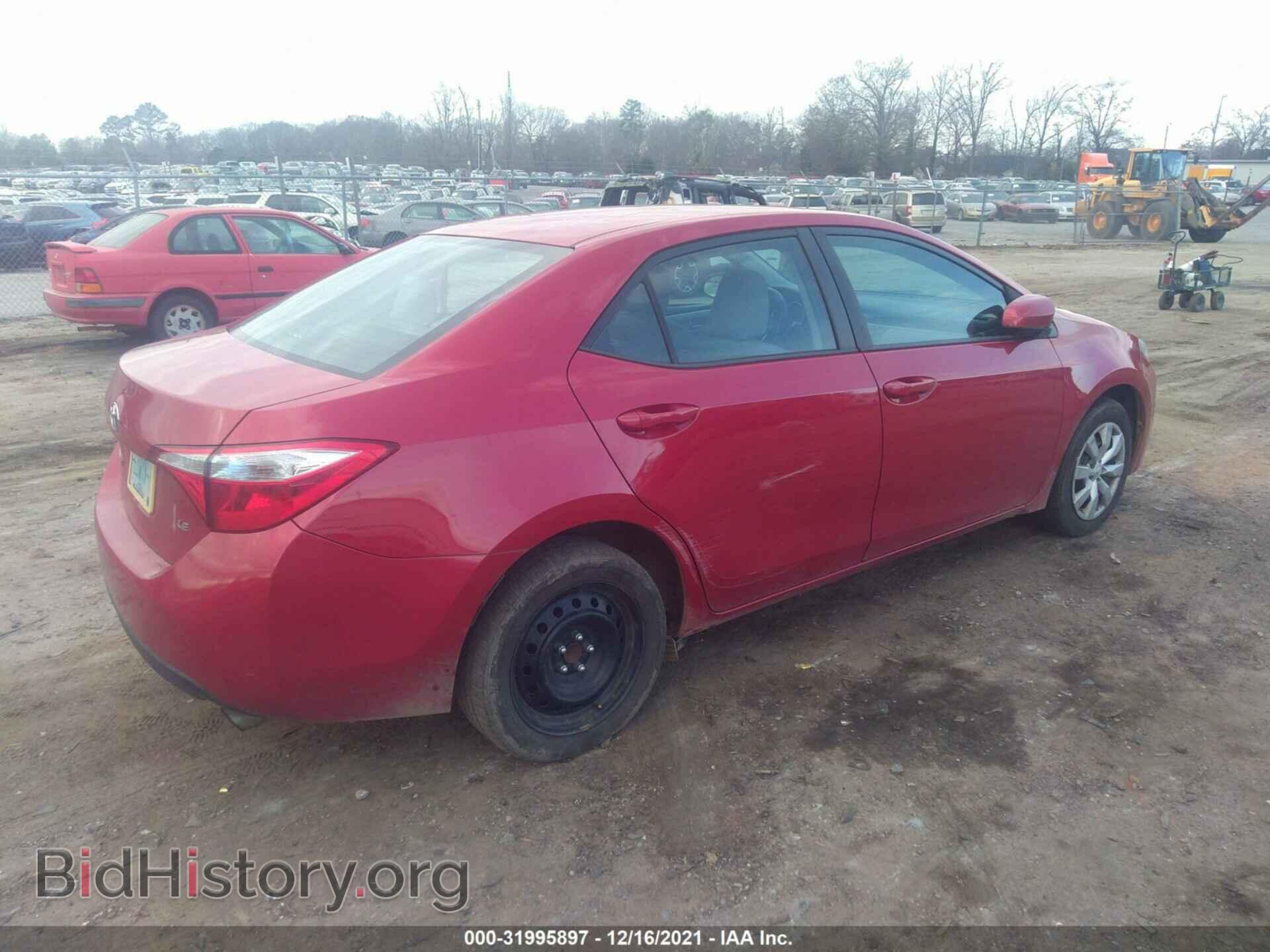 2014 TOYOTA COROLLA - VIN: 2T1BURHEXEC208191 - Фото 4