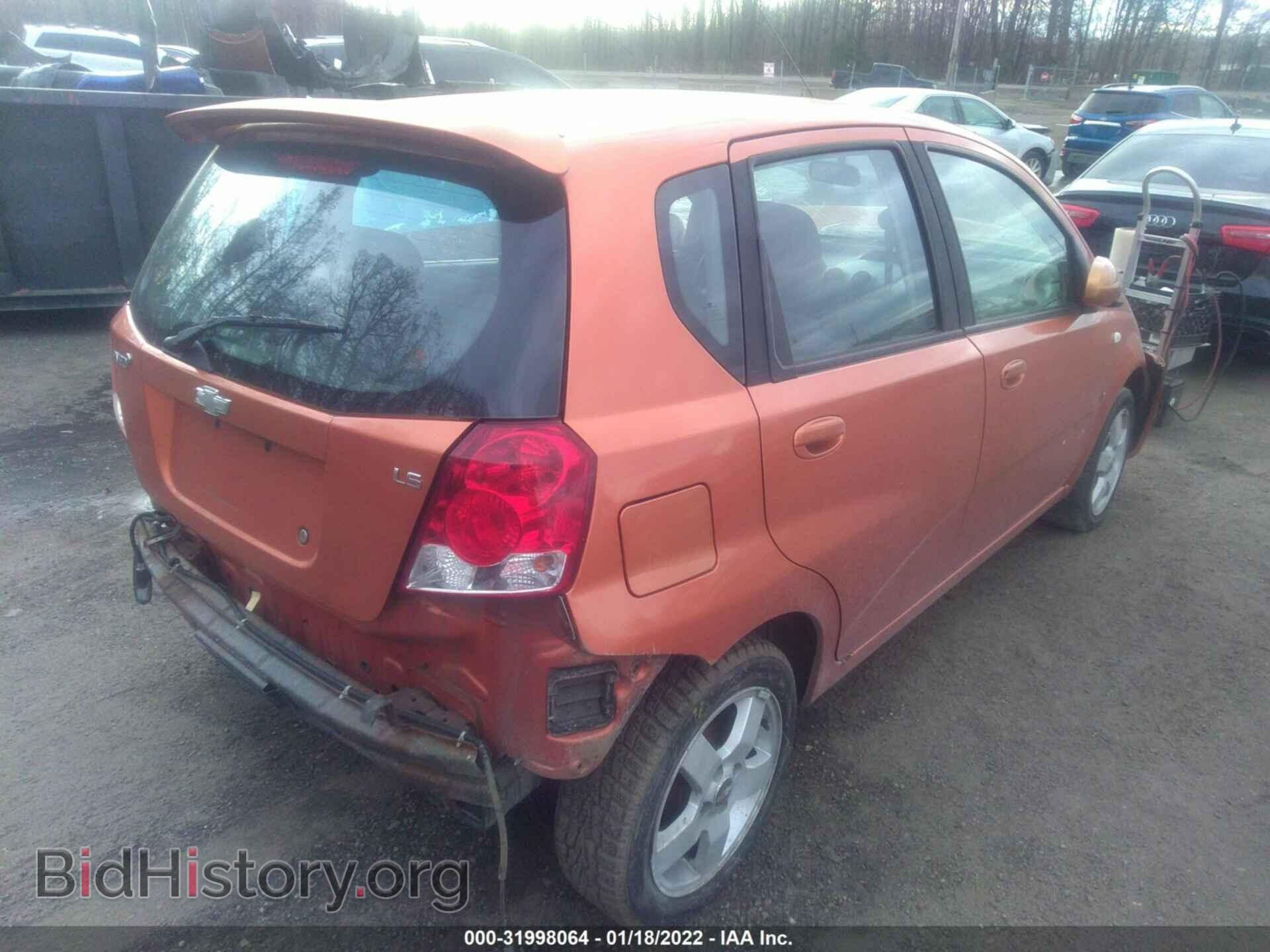 2007 CHEVROLET AVEO - VIN: KL1TD66657B789428 - Фото 4