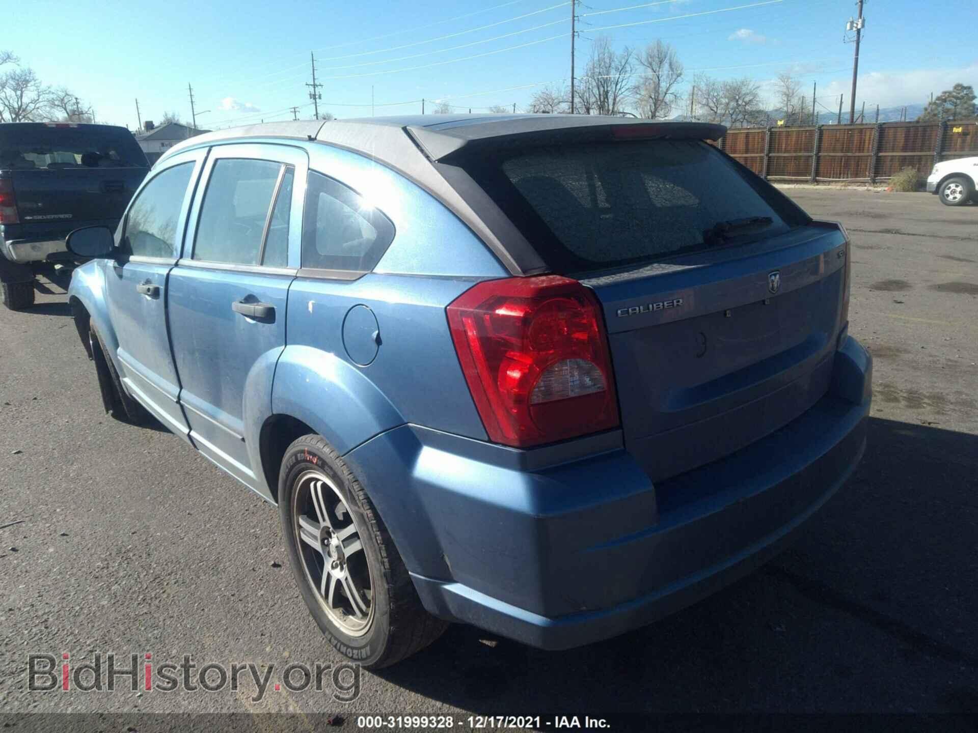 2007 DODGE CALIBER - VIN: 1B3HB48B67D114583 - Фото 3