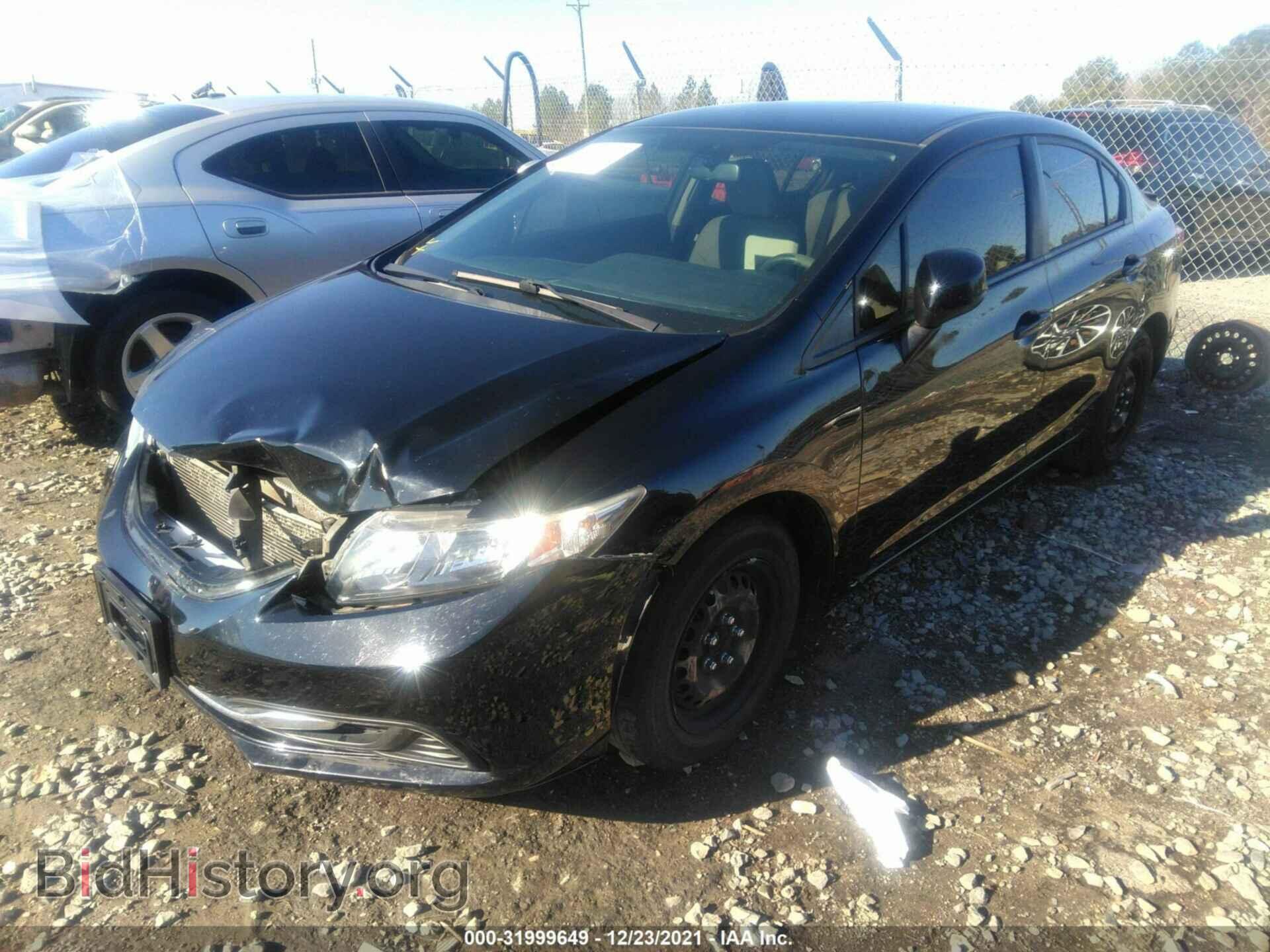 2013 HONDA CIVIC SDN - VIN: 19XFB2F58DE080714 - Фото 2