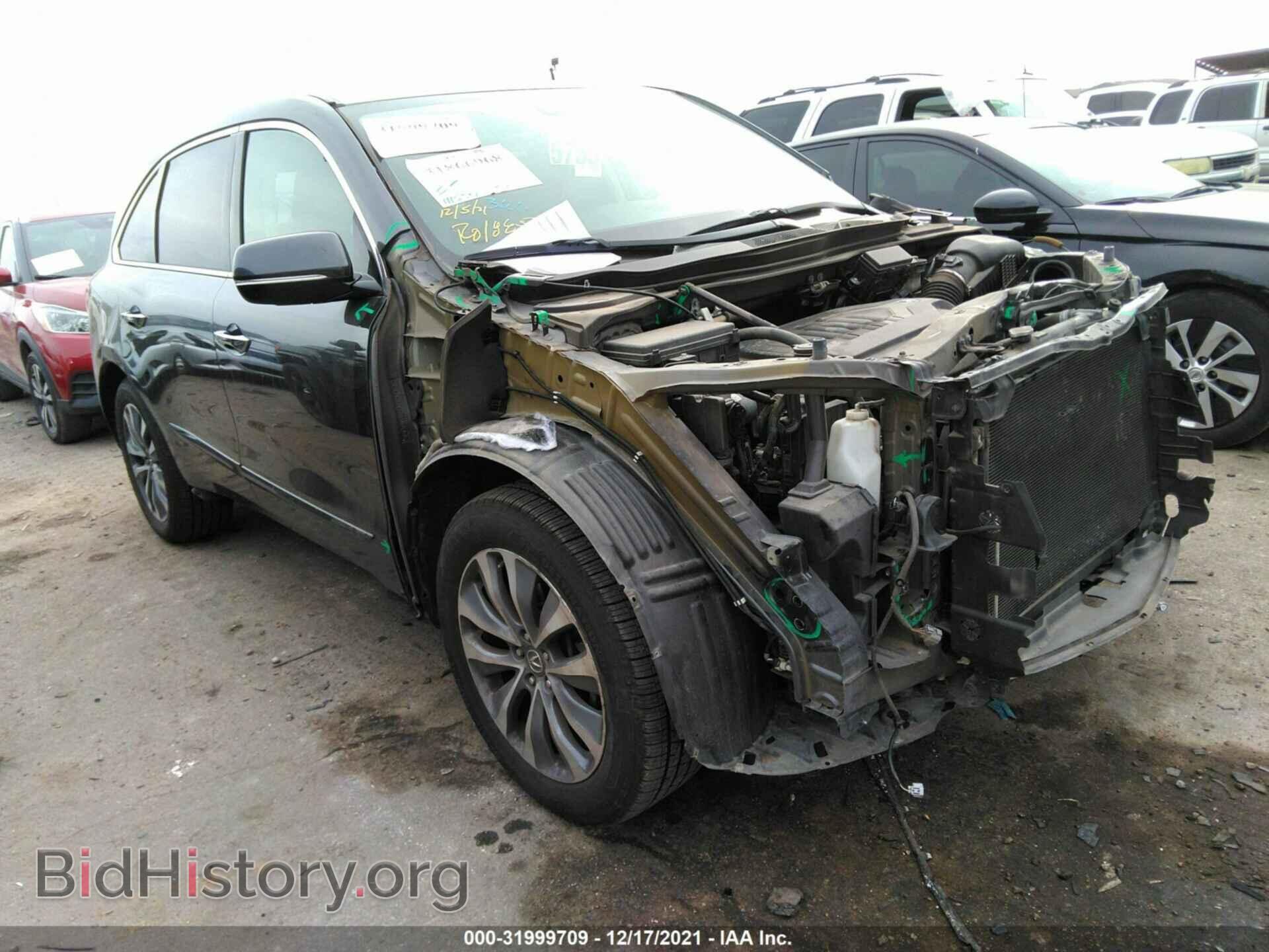 Photo 5FRYD3H47GB016285 - ACURA MDX 2016