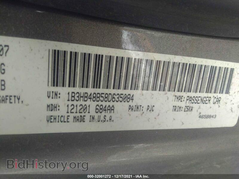 2008 Dodge CALIBER (VIN 1B3HB48B58D635084) — photo 9 of 11
