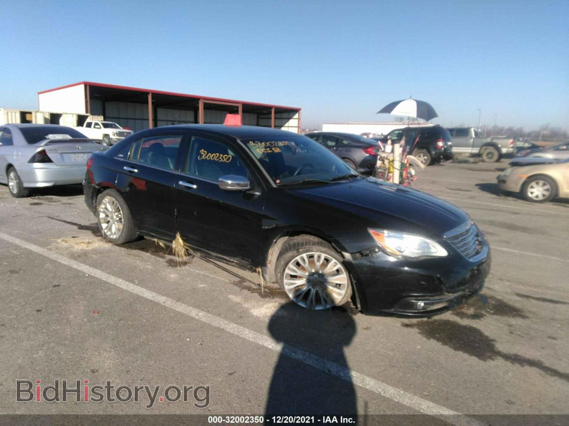 Фотография 1C3CCBCG2CN326144 - CHRYSLER 200 2012
