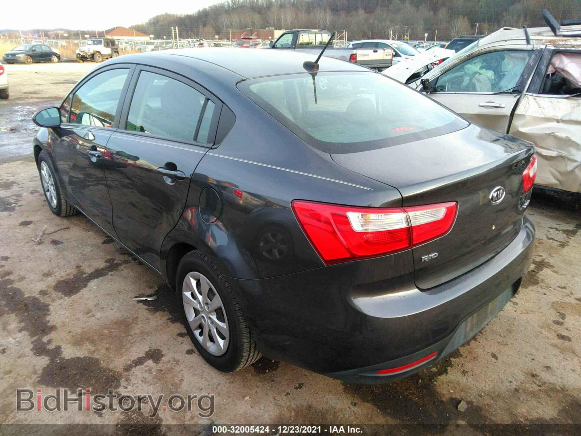 2012 KIA RIO - VIN: KNADN4A38C6049738 - Фото 3