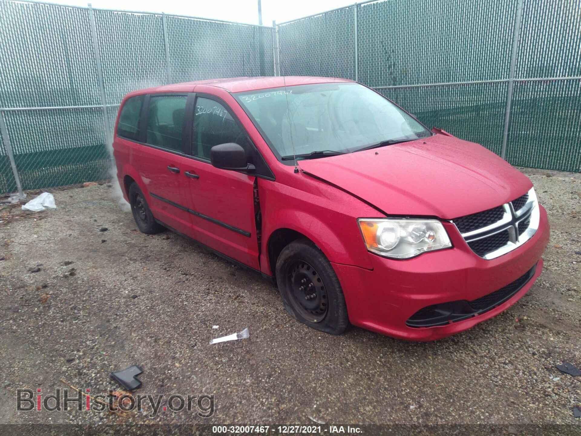 Photo 2C4RDGBG2CR330277 - DODGE GRAND CARAVAN 2012