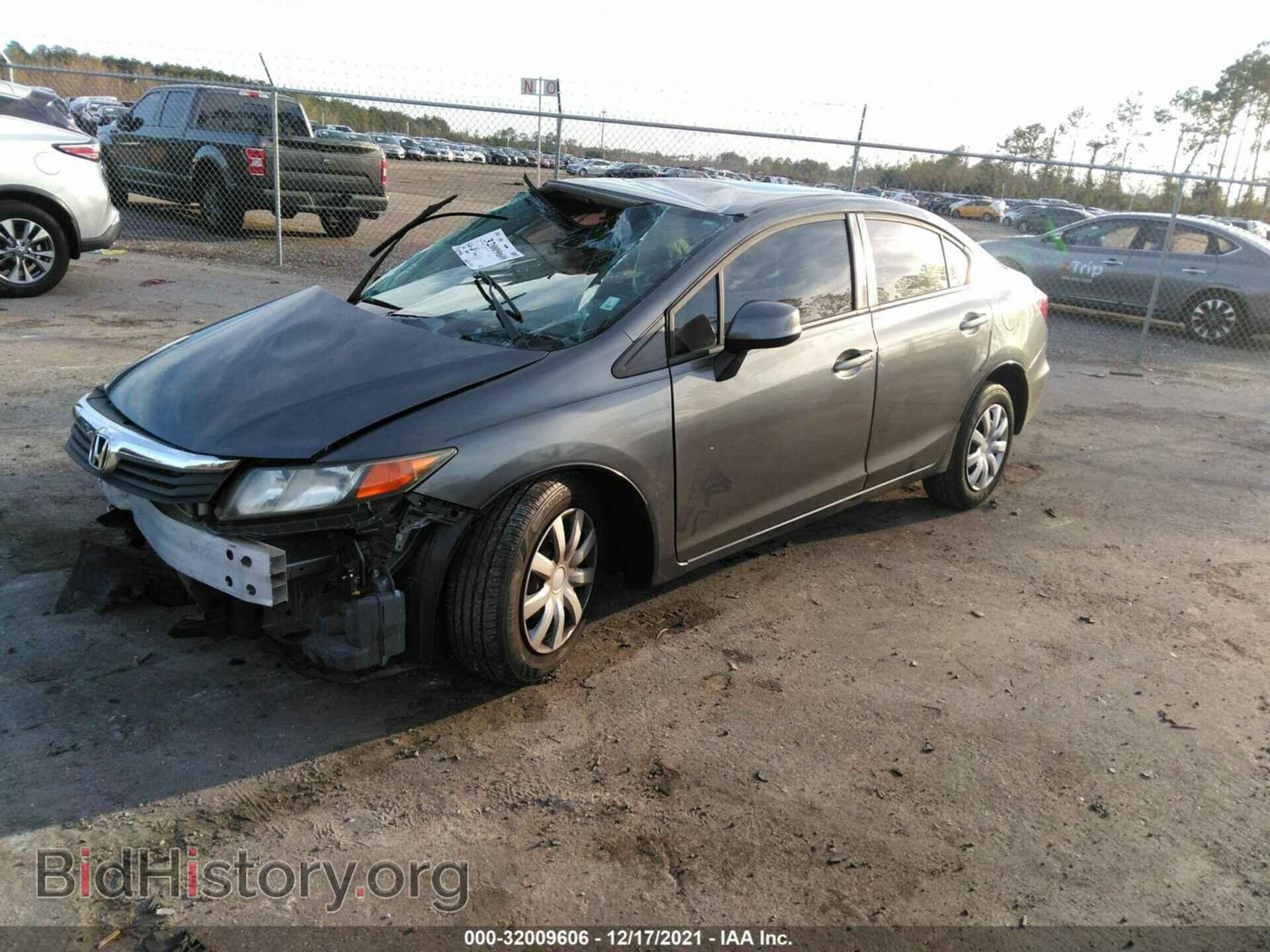 2012 HONDA CIVIC SDN - VIN: 19XFB2F55CE062816 - Фото 2