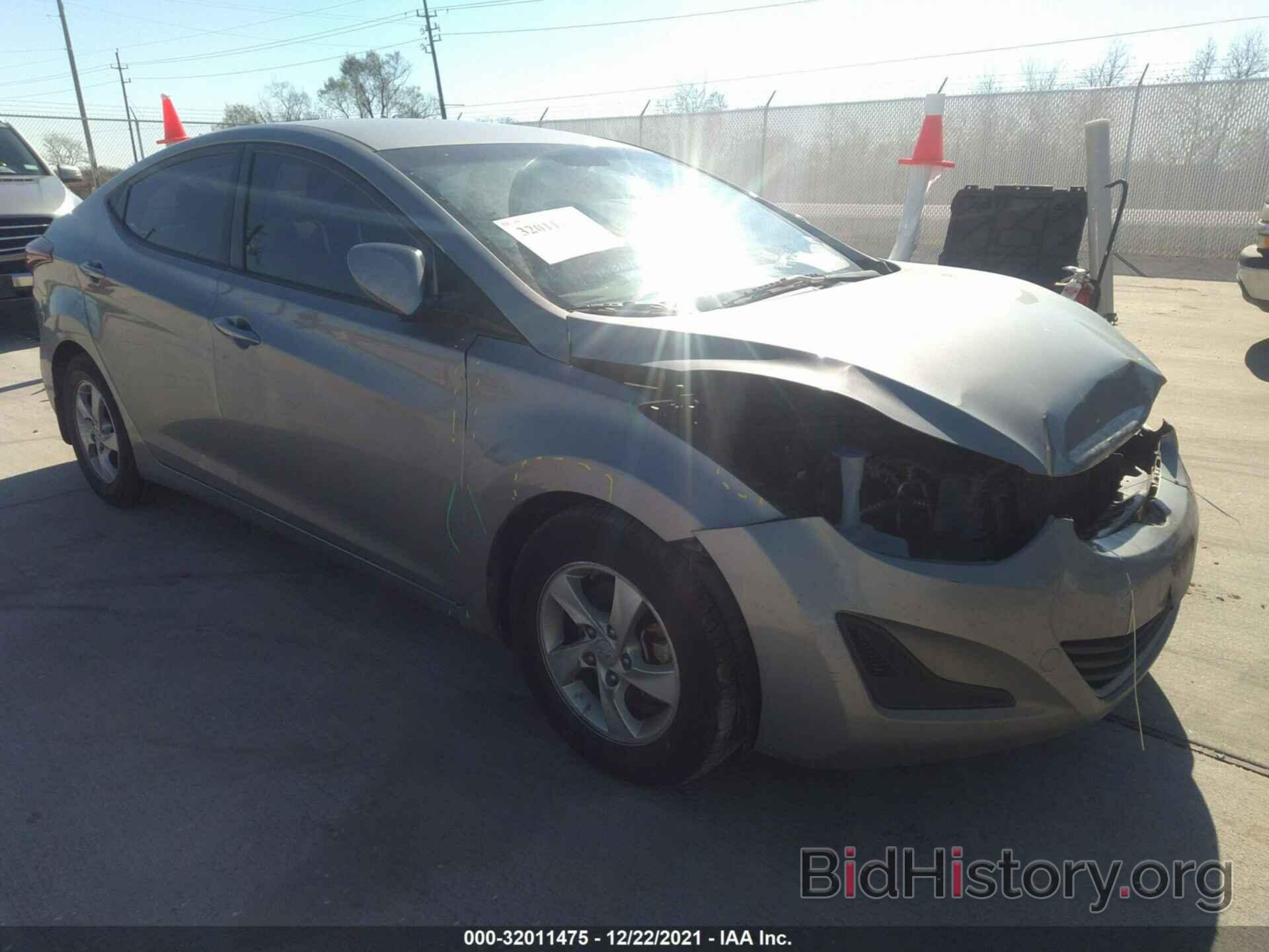 Photo KMHDH4AE6FU416076 - HYUNDAI ELANTRA 2015