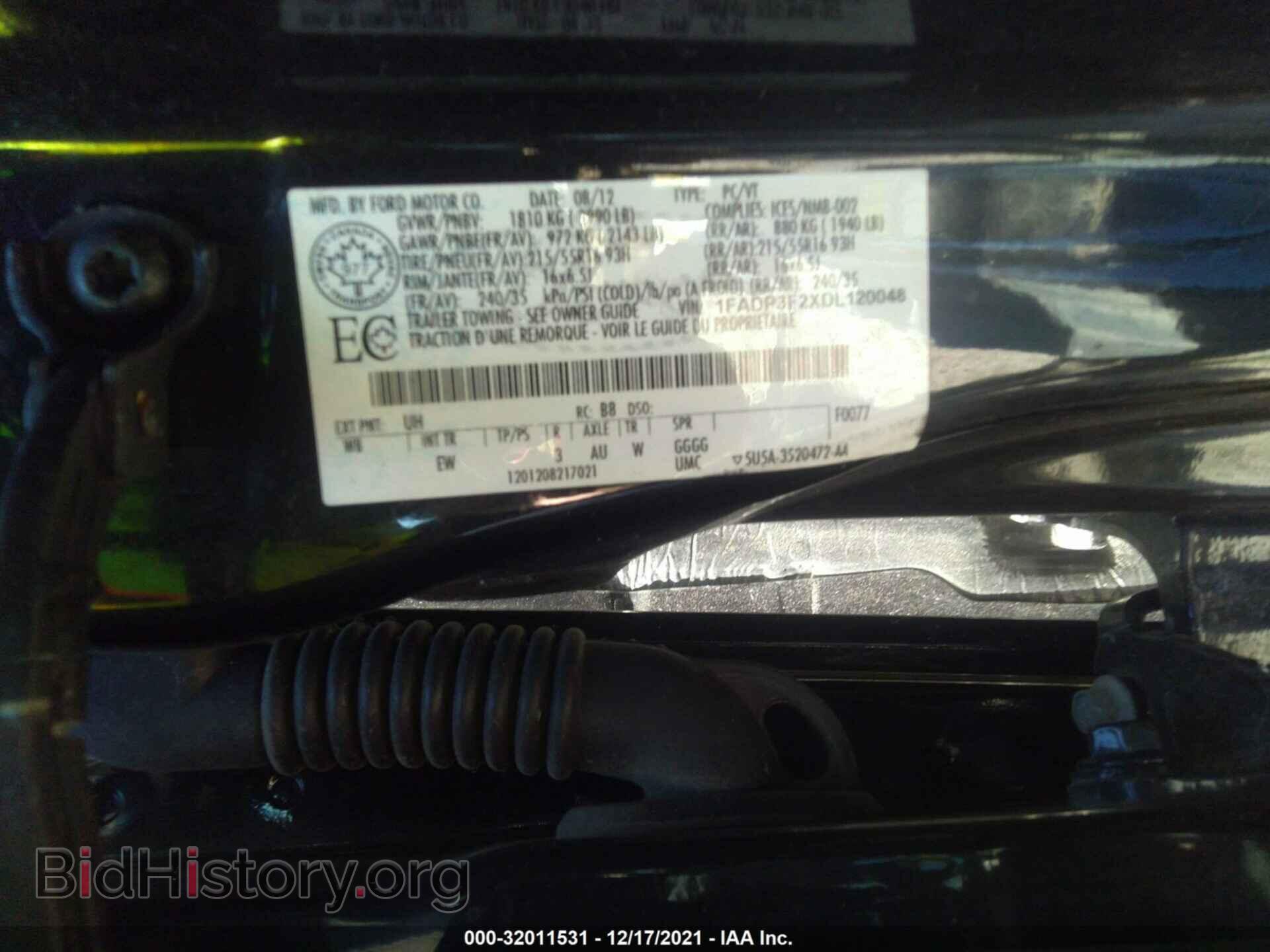 2013 FORD FOCUS - VIN: 1FADP3F2XDL120048 - Photo 9