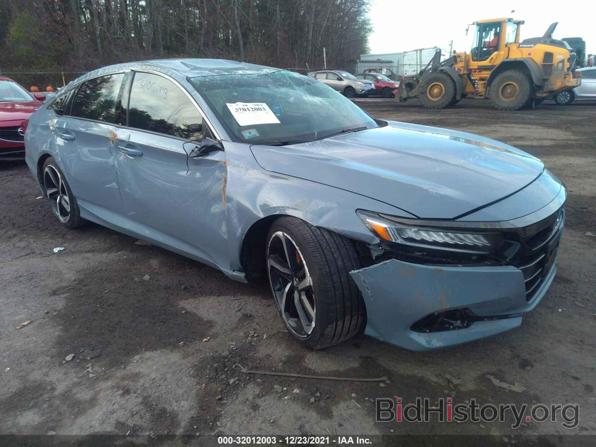 Photo 1HGCV1F45MA096417 - HONDA ACCORD SEDAN 2021