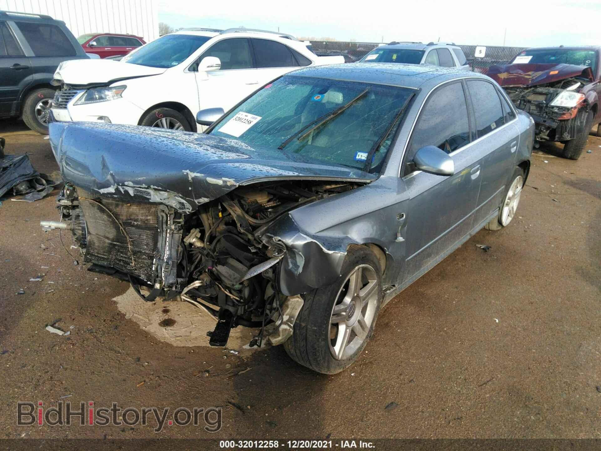 2008 AUDI A4 - VIN: WAUDF78E78A063396 - Фото 2