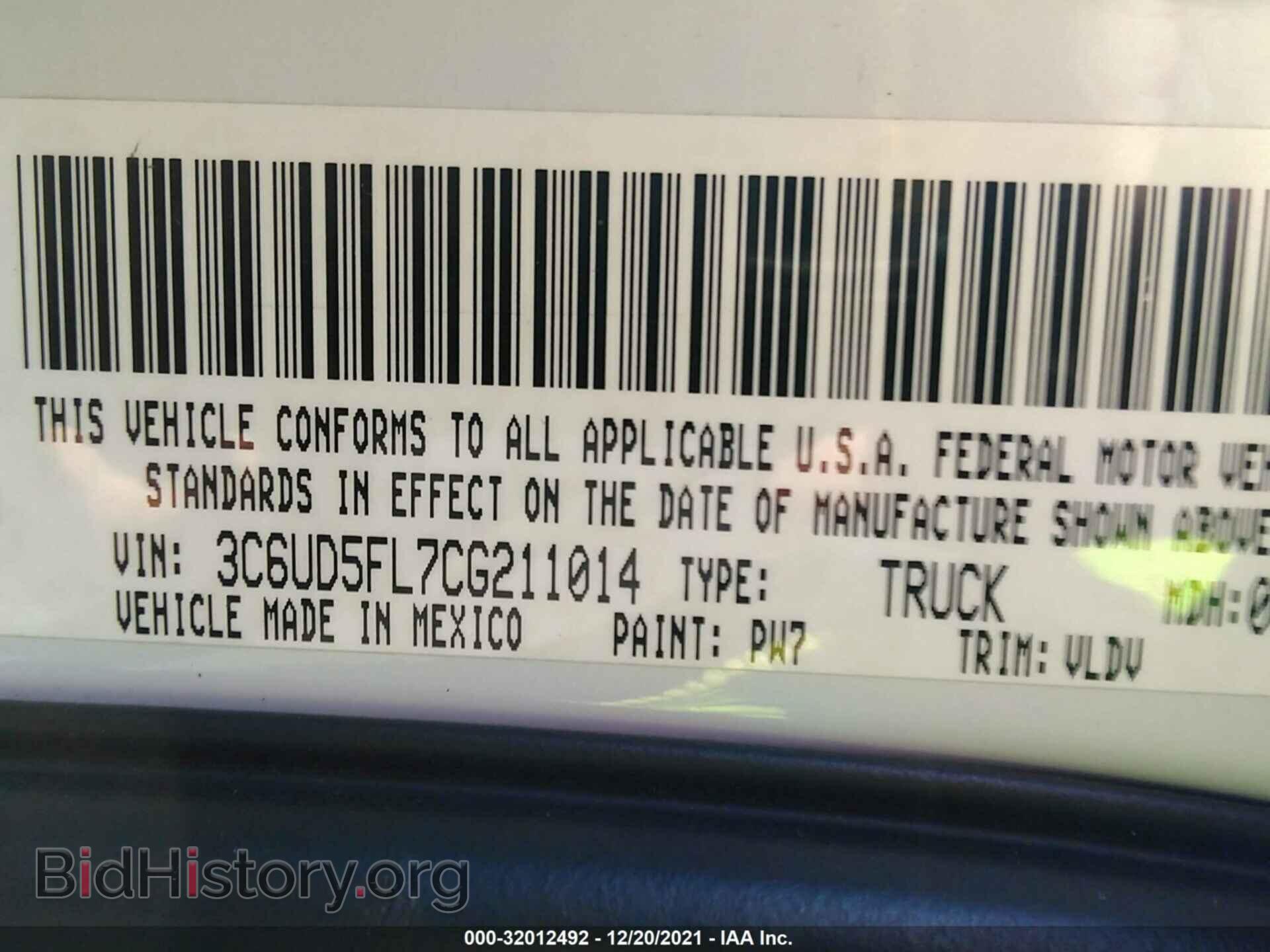 2012 RAM 2500 - VIN: 3C6UD5FL7CG211014 - Photo 9
