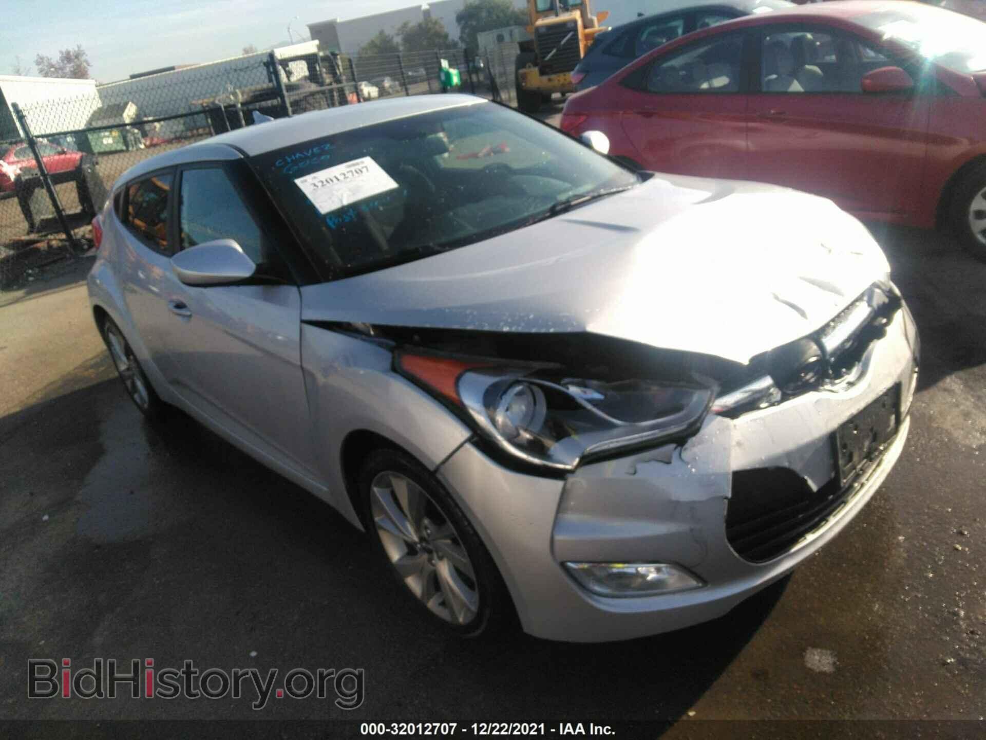 Photo KMHTC6AD8HU311345 - HYUNDAI VELOSTER 2017