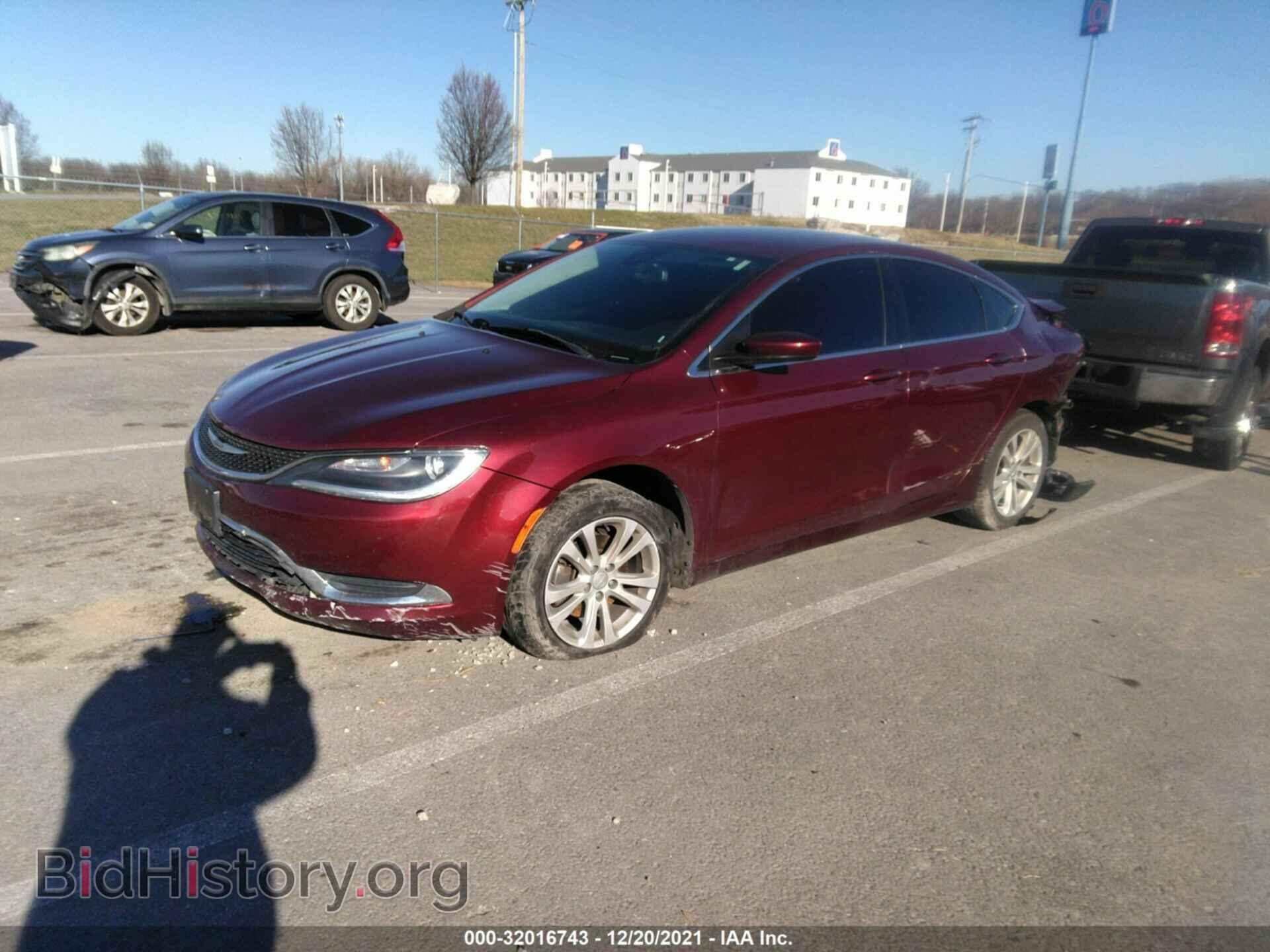 2016 CHRYSLER 200 - VIN: 1C3CCCAB6GN102586 - Фото 2