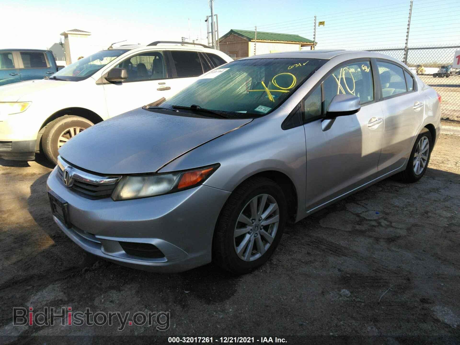 2012 HONDA CIVIC SDN - VIN: 19XFB2F83CE045104 - Фото 2