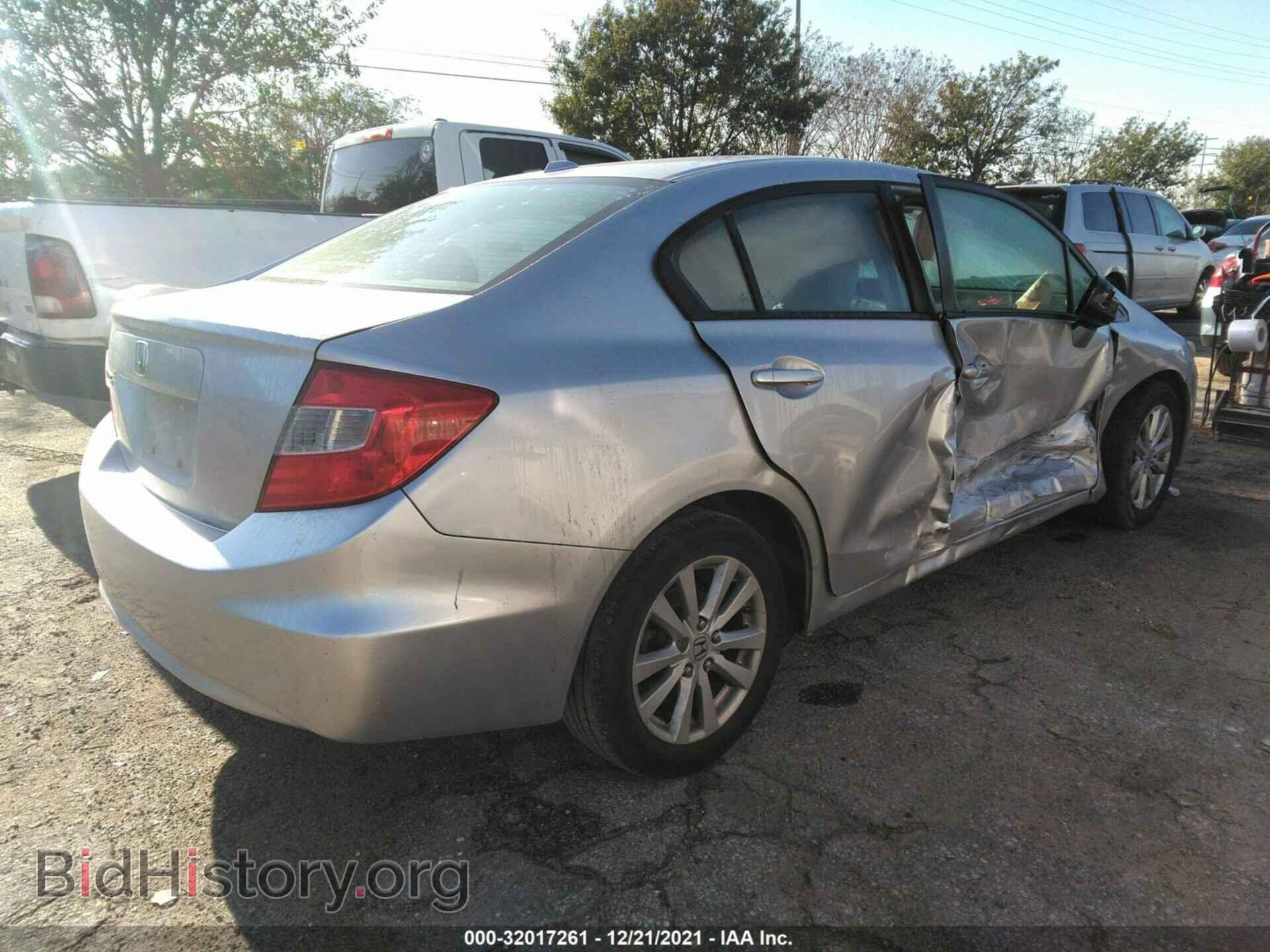 2012 HONDA CIVIC SDN - VIN: 19XFB2F83CE045104 - Фото 4