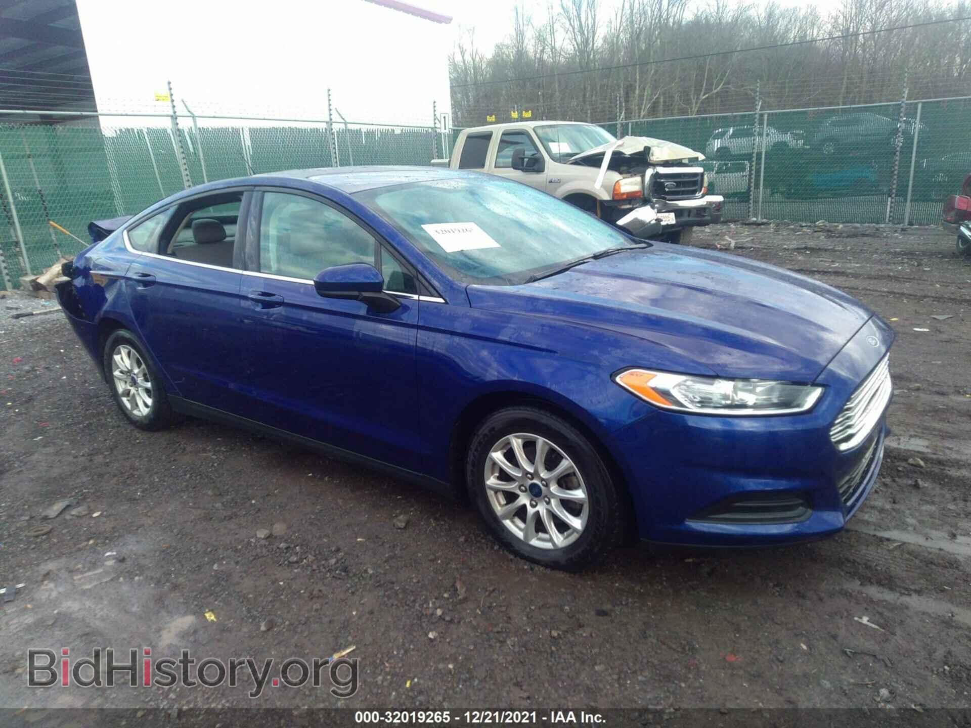 Фотография 3FA6P0G77GR325933 - FORD FUSION 2016