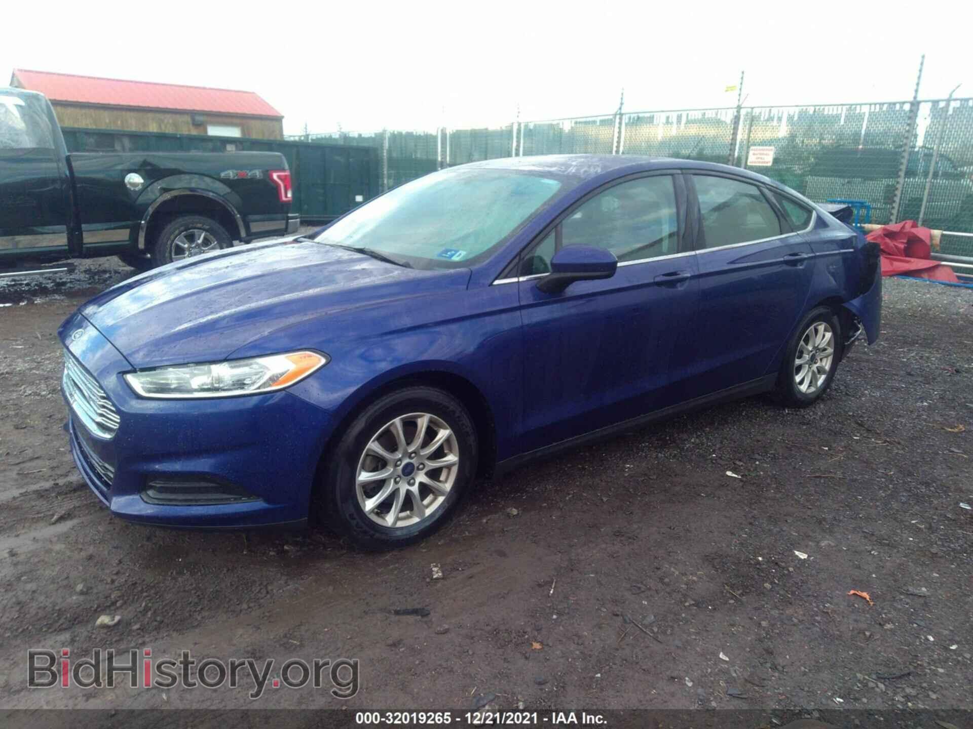 2016 FORD FUSION - VIN: 3FA6P0G77GR325933 - Фото 2